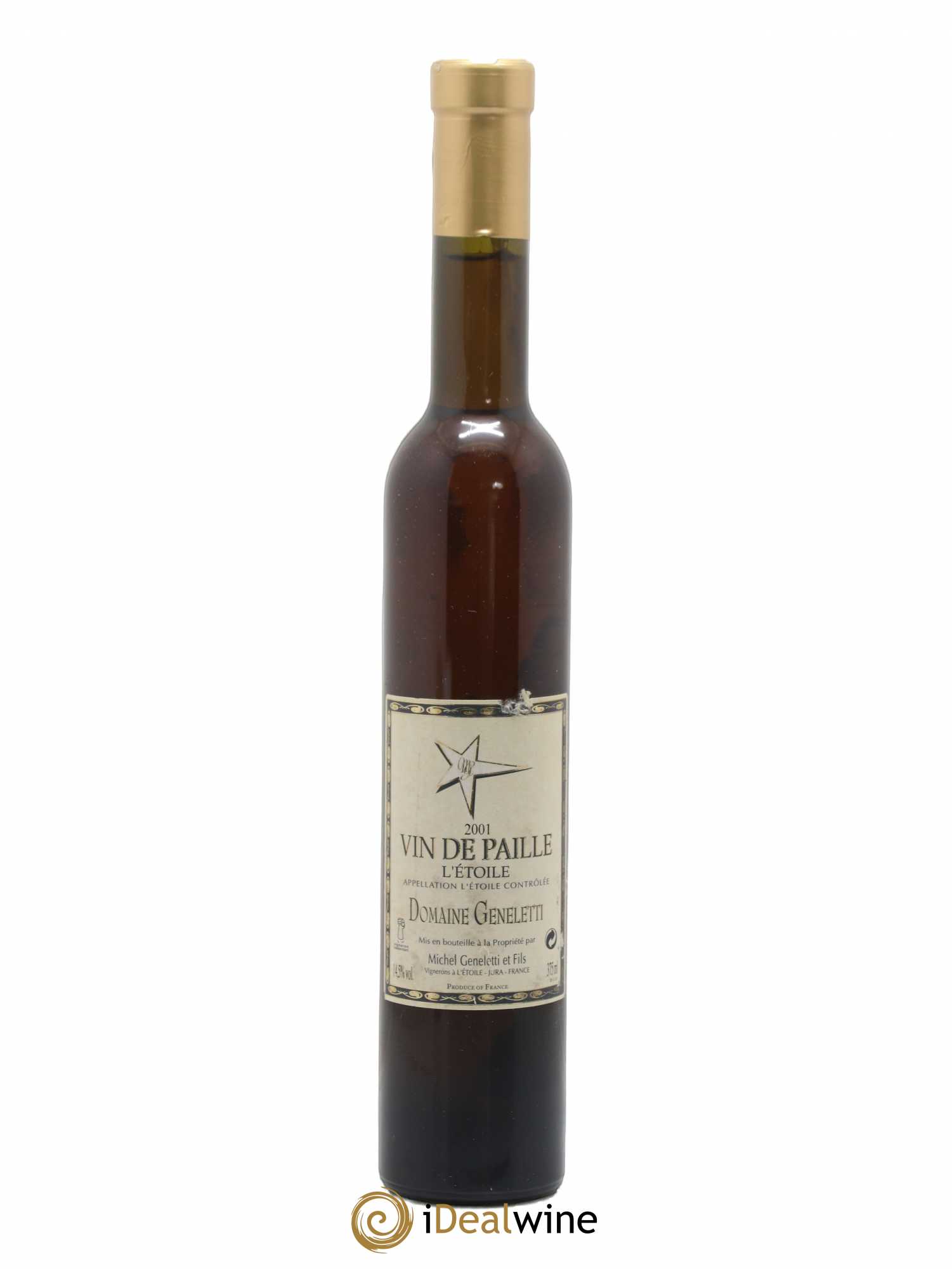L'Etoile Vin de Paille David Geneletti Domaine Geneletti 2001 - Lotto di 1 mezza bottiglia - 0