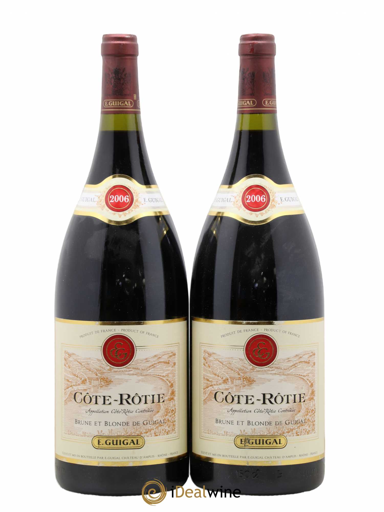 Côte-Rôtie Côtes Brune et Blonde Guigal 2006 - Lot de 2 magnums - 0