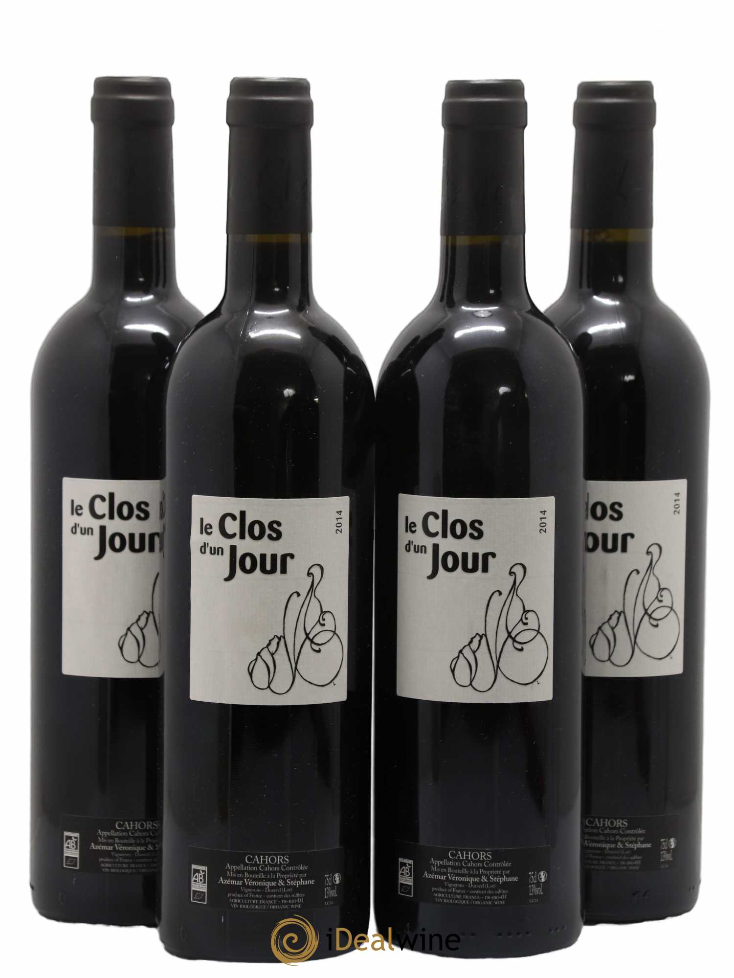 Cahors (senza prezzo di riserva) 2014 - Lotto di 4 bottiglie - 0