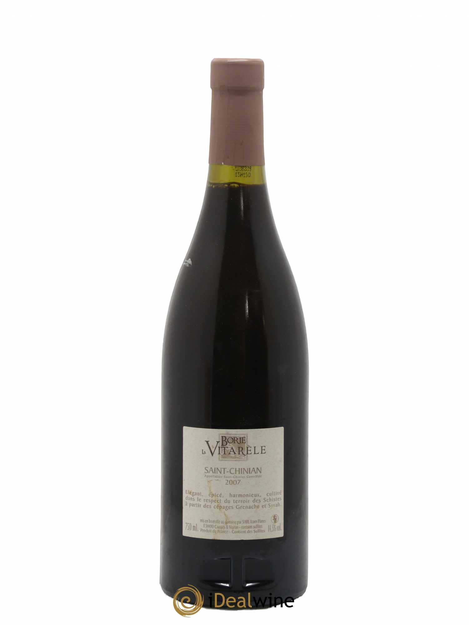 Saint-Chinian Les Schistes Domaine Borie La Vitarele 2007 - Posten von 1 Flasche - 1