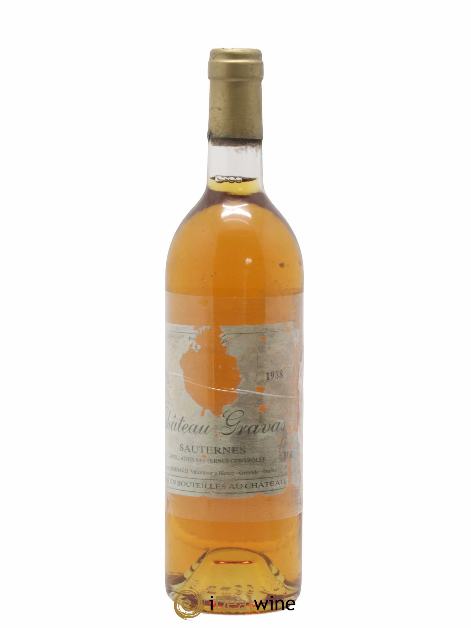 Château Gravas Cru Bourgeois 1988 - Lotto di 1 bottiglia - 0