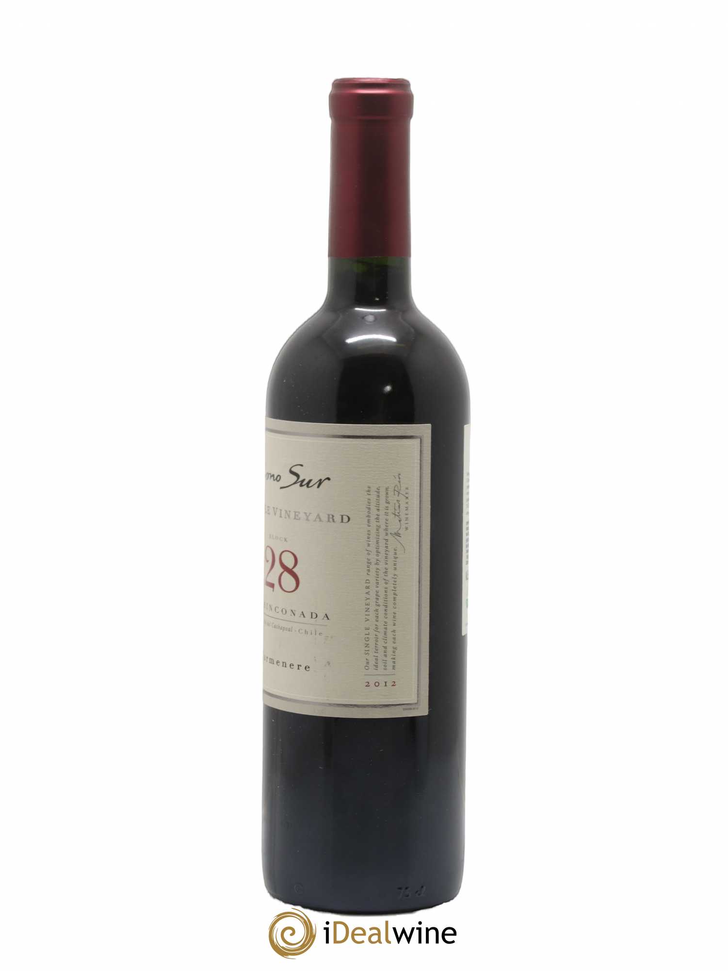 Chili Cono Sur La Rinconada Single Vineyard Block Carmenere Cachapoal Valley 2012 - Posten von 1 Flasche - 1