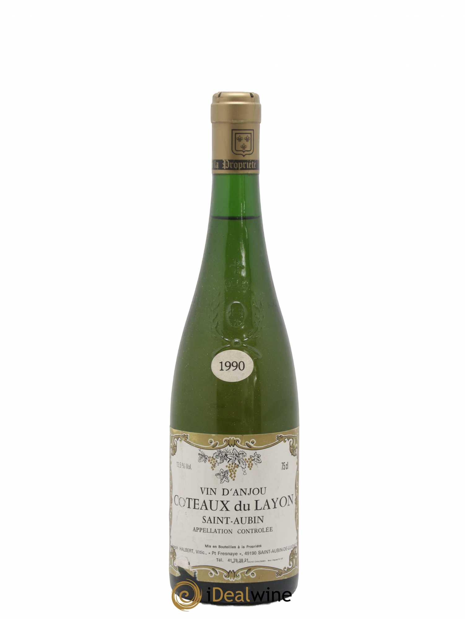 Coteaux du Layon Saint Aubin Domaine Joseph Halbert 1990 - Posten von 1 Flasche - 0