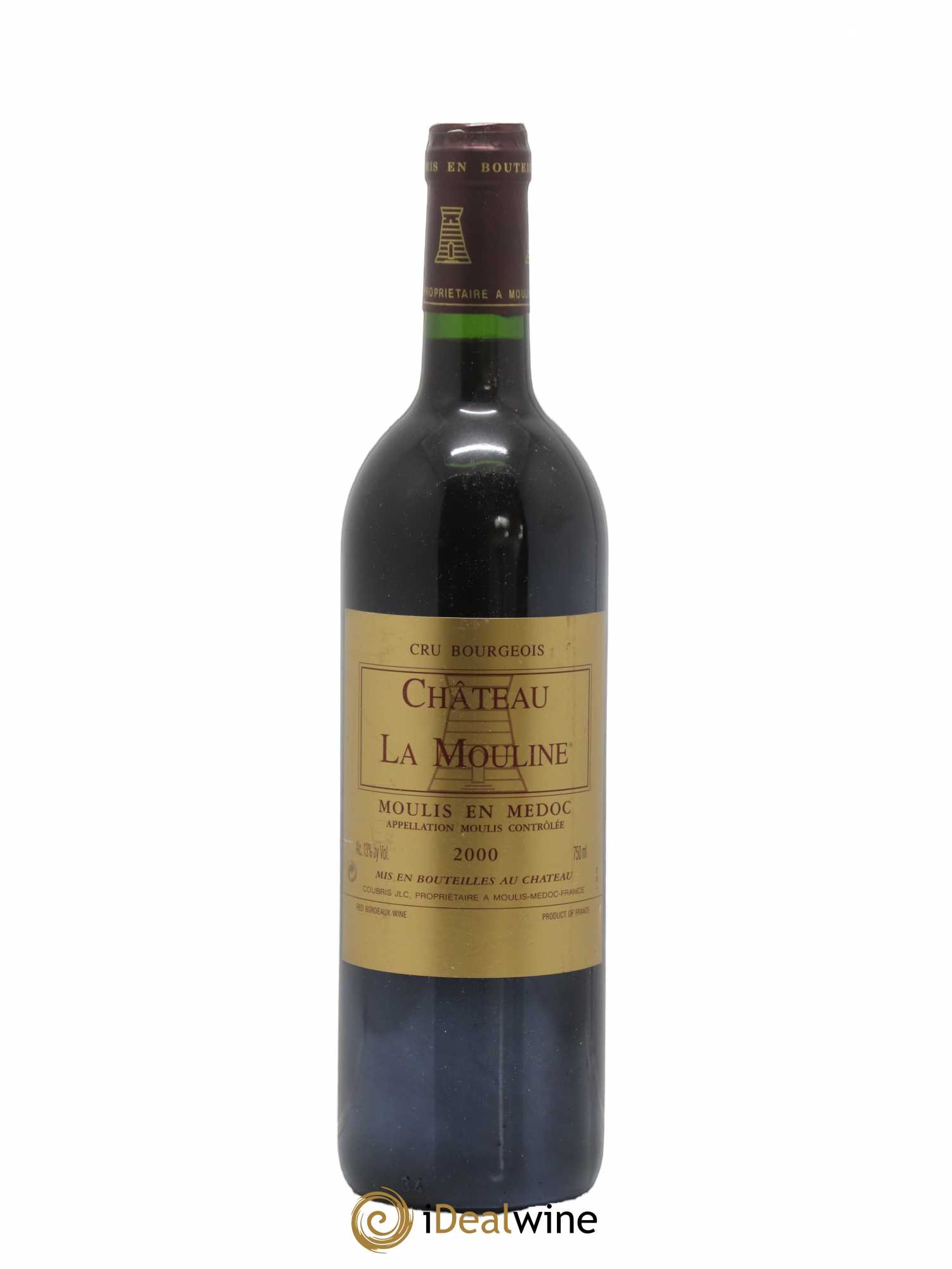 Moulis en Médoc Château La Mouline 2000 - Lot de 1 bouteille - 0