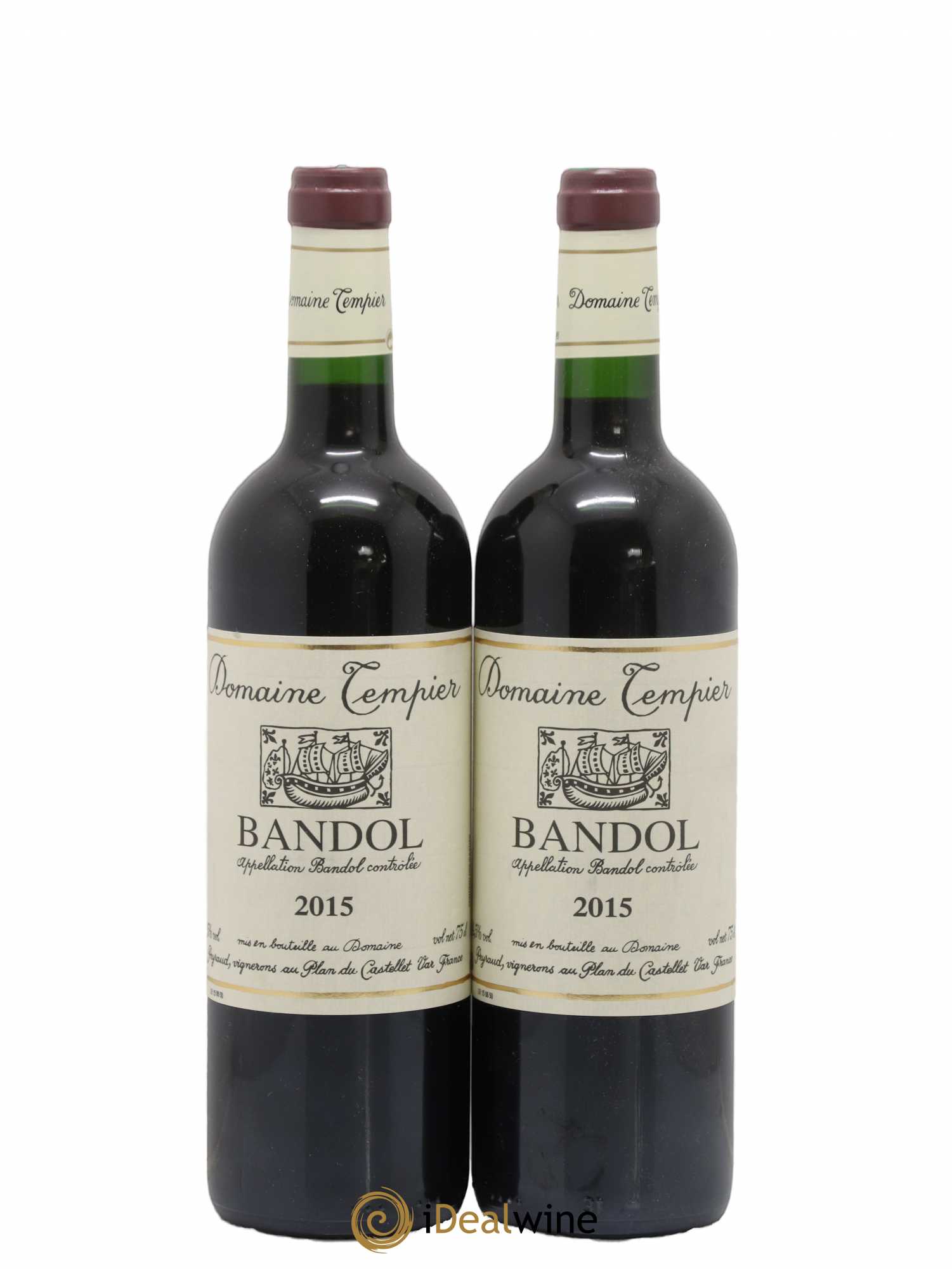 Bandol Domaine Tempier Famille Peyraud 2015 - Lot de 2 bouteilles - 0