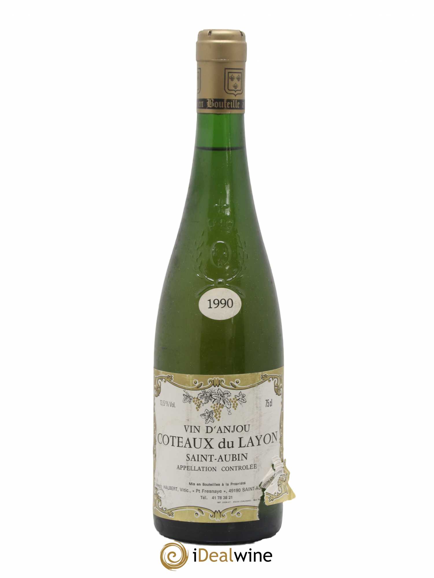 Coteaux du Layon Saint Aubin Domaine Joseph Halbert 1990 - Lotto di 1 bottiglia - 0