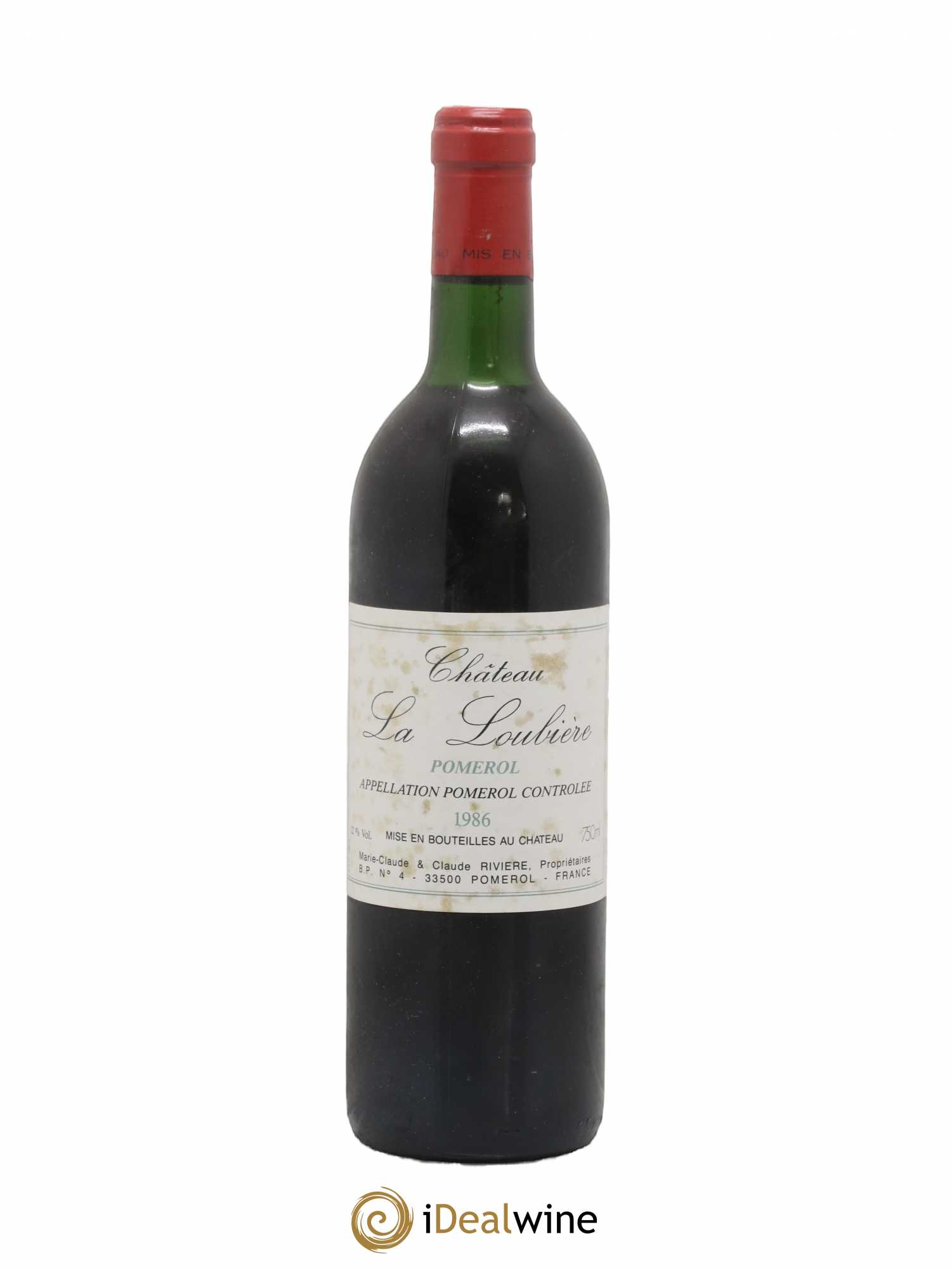 Château la Loubière (sans prix de réserve) 1986 - Lot de 1 bouteille - 0