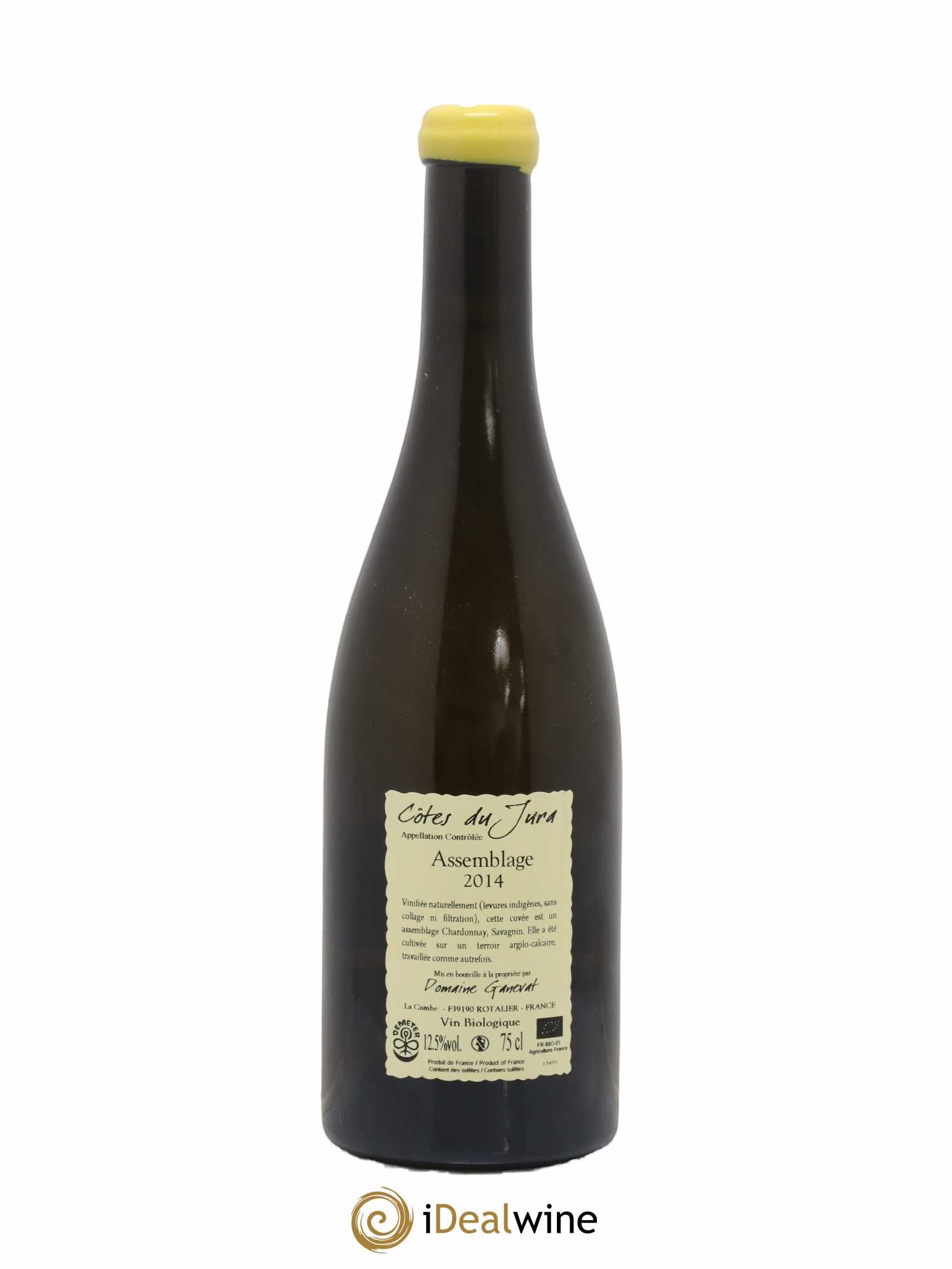 Côtes du Jura Cuvée Orégane Jean-François Ganevat (Domaine) 2014 - Lot de 1 bouteille - 1