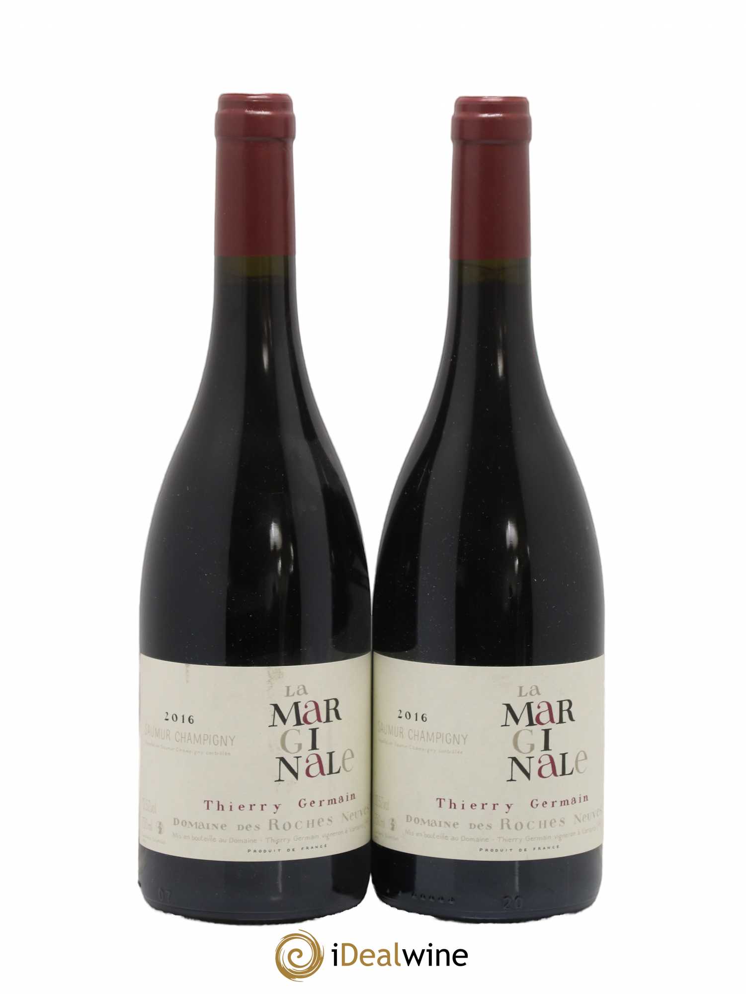Saumur-Champigny La Marginale Domaine des Roches Neuves - Thierry Germain 2016 - Lot de 2 bouteilles - 0