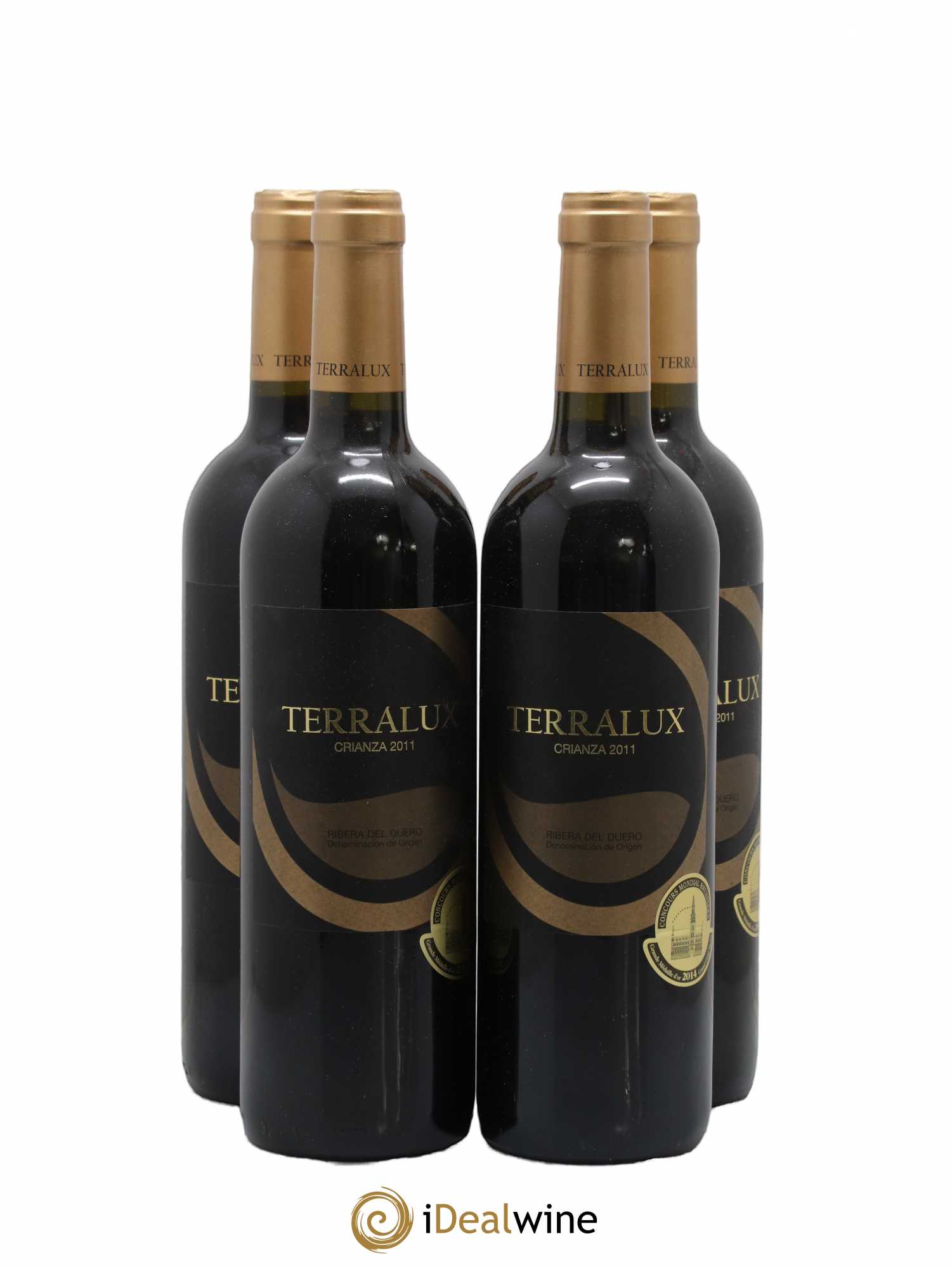 Ribera Del Duero DO Terralux Crianza Bodegas Carrasvilla 2011 - Posten von 4 Flaschen - 0