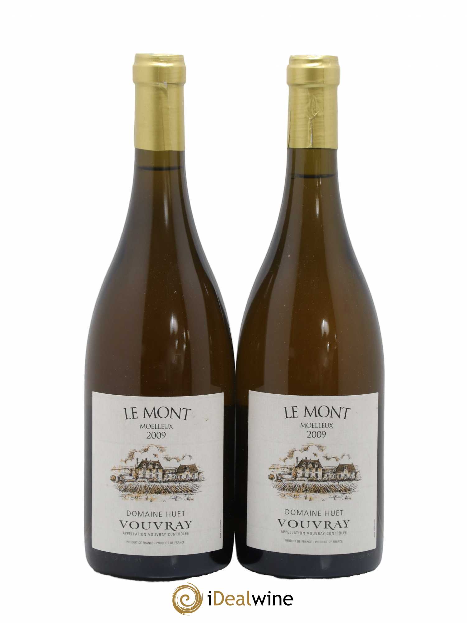 Vouvray Le Mont Moelleux Domaine Huet 2009 - Lotto di 2 bottiglie - 0