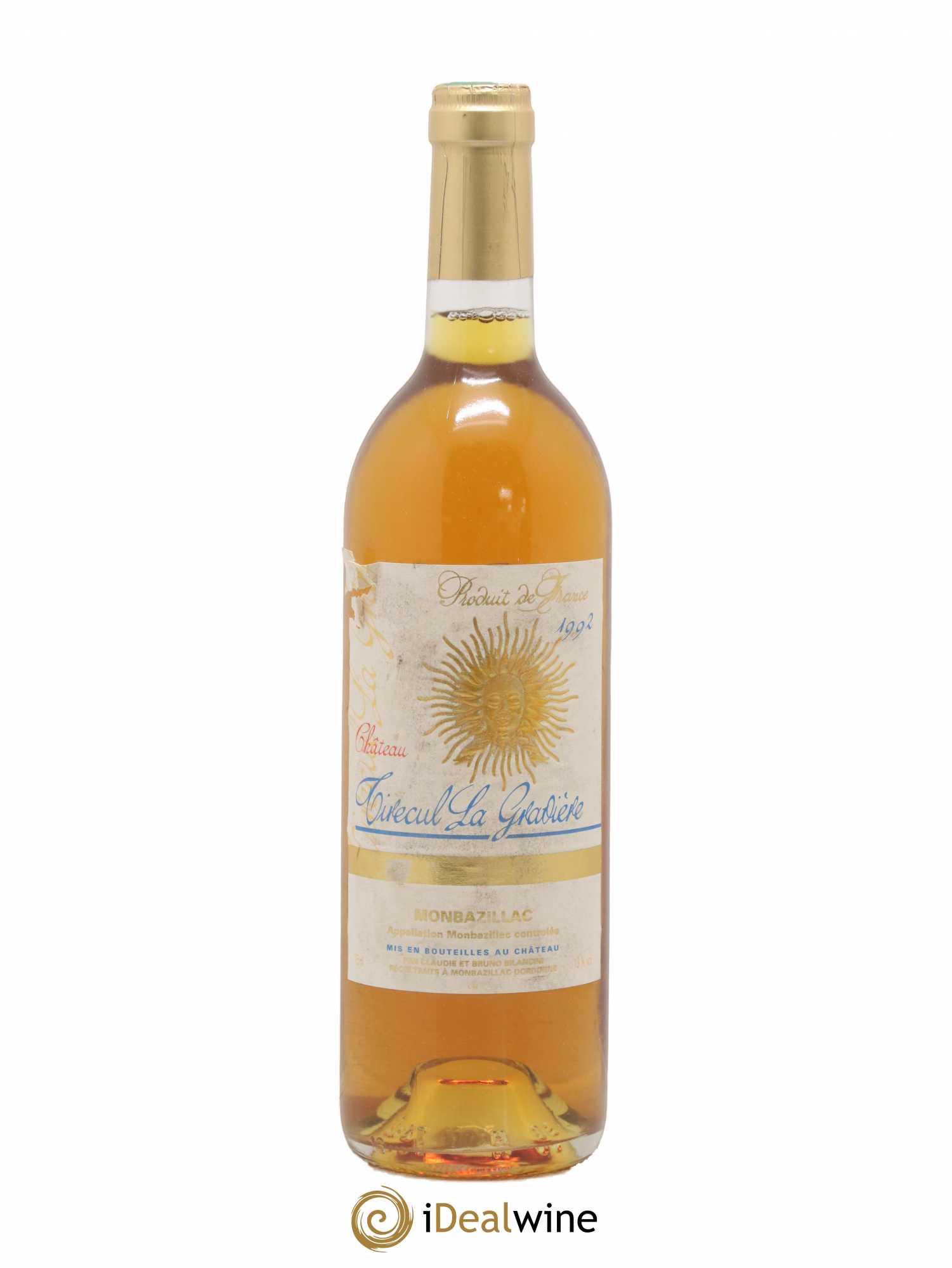 Monbazillac Château Tirecul La Gravière Bruno et Claudie Bilancini 1992 - Lotto di 1 bottiglia - 0