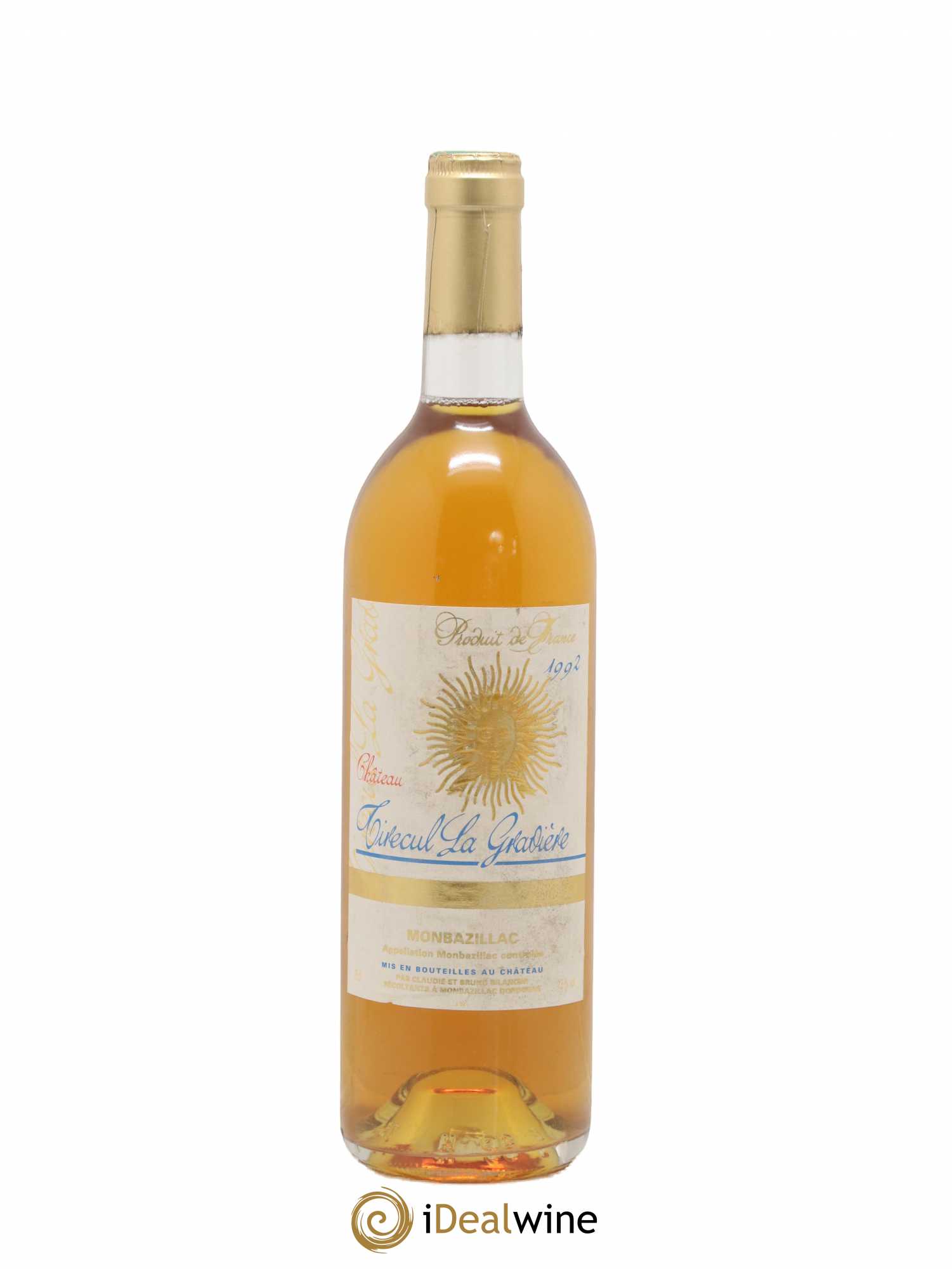 Monbazillac Château Tirecul La Gravière Bruno et Claudie Bilancini 1992 - Lot de 1 bouteille - 0