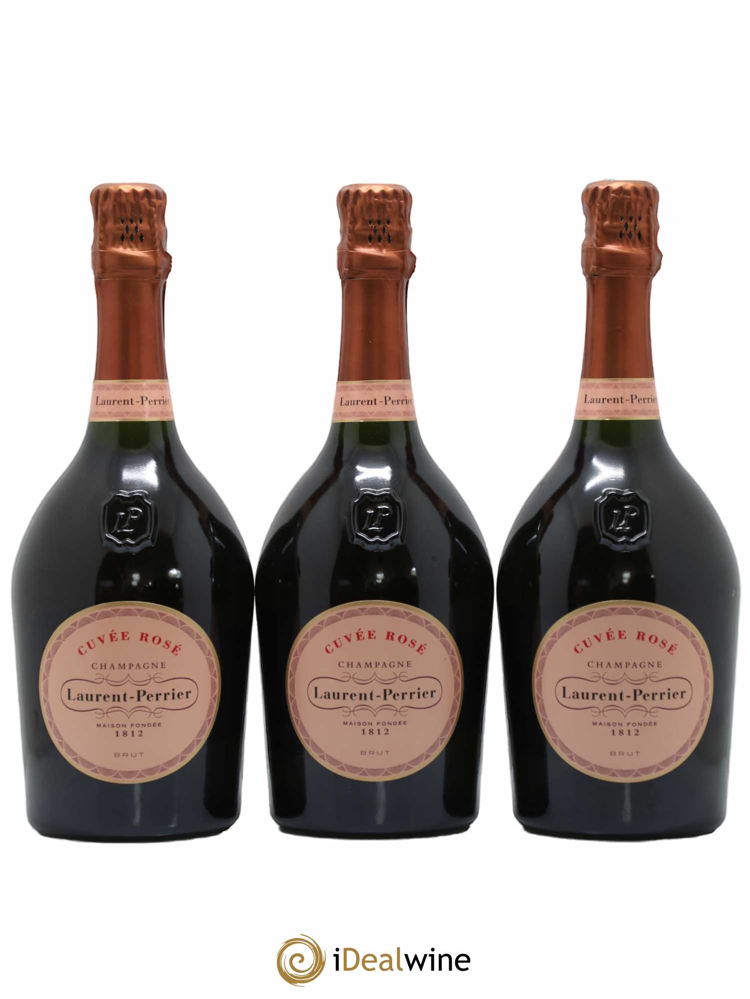 Rosé Brut Laurent Perrier - Lot de 3 bouteilles - 0