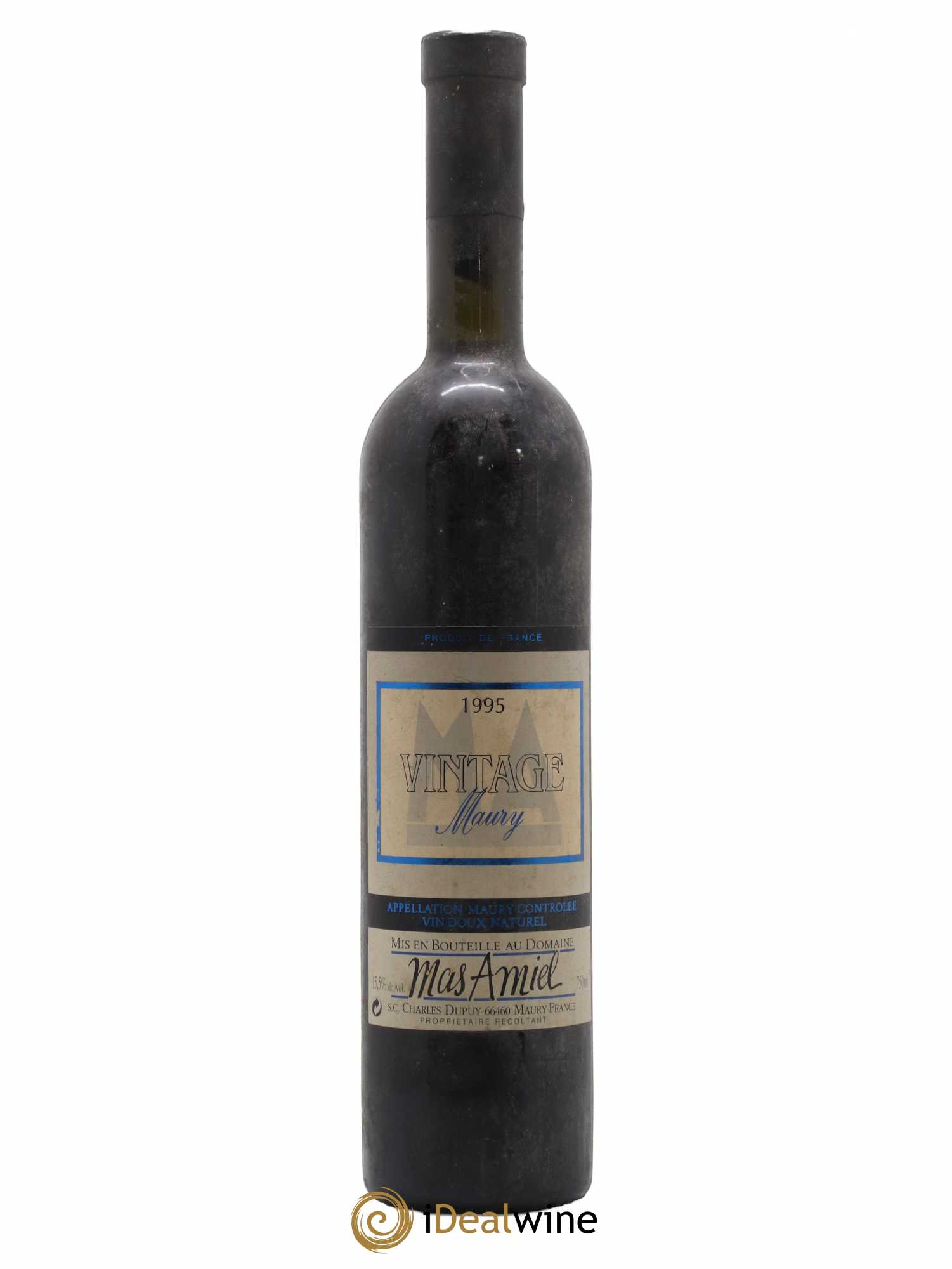 Maury Mas Amiel Vintage 1995 - Lot de 1 bouteille - 0