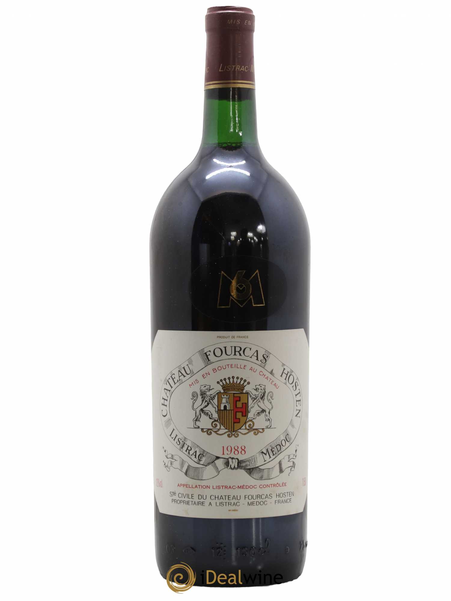 Château Fourcas Hosten Cru Bourgeois 1988 - Lot de 1 magnum - 0