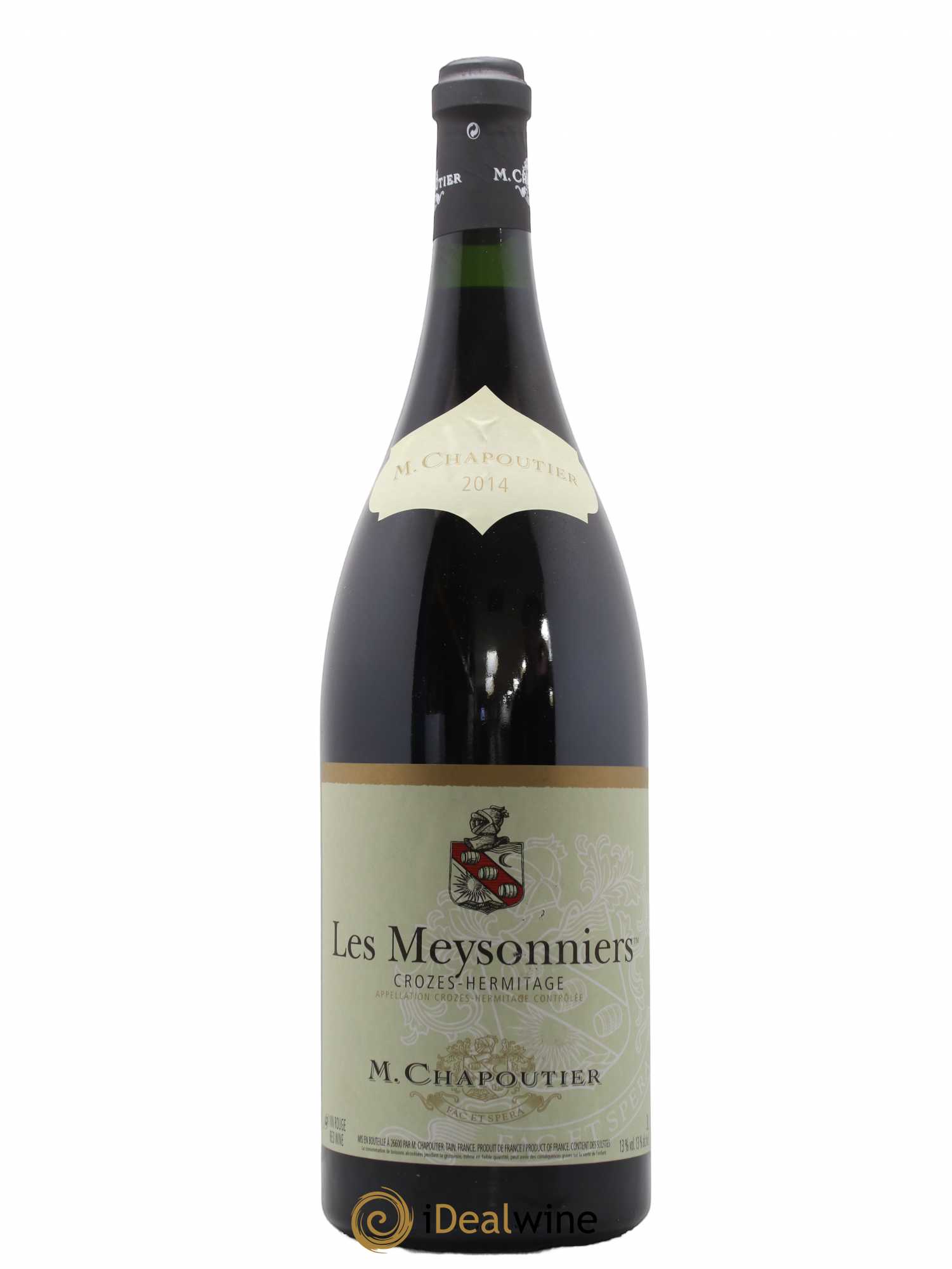 Crozes-Hermitage Les Meysonniers Chapoutier 2014 - Lot de 1 double magnum - 0