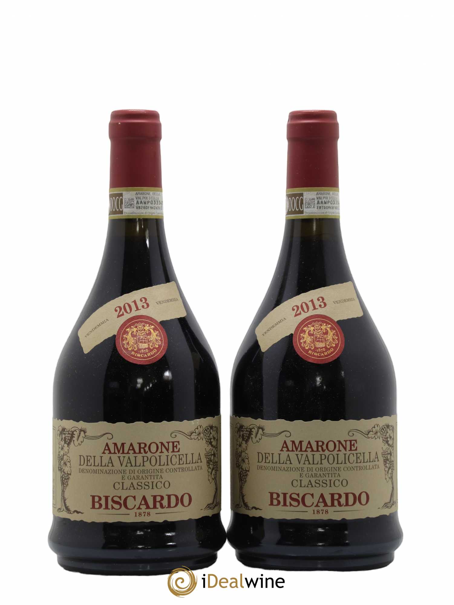 Amarone della Valpolicella DOC Biscardo Mabis 2013 - Lot de 2 bouteilles - 0
