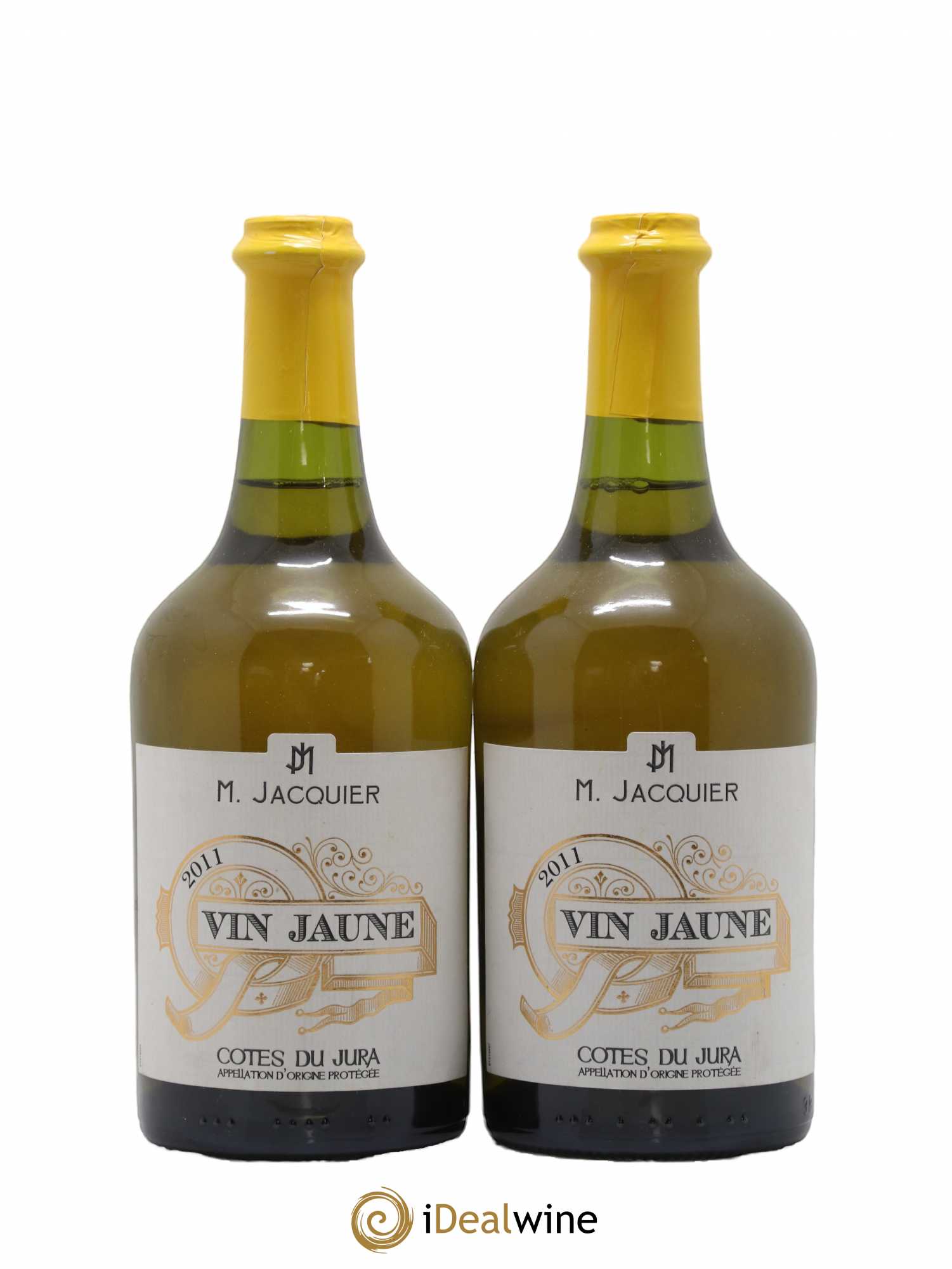 Côtes du Jura Vin Jaune M.Jacquier 2011 - Posten von 2 Flaschen - 0
