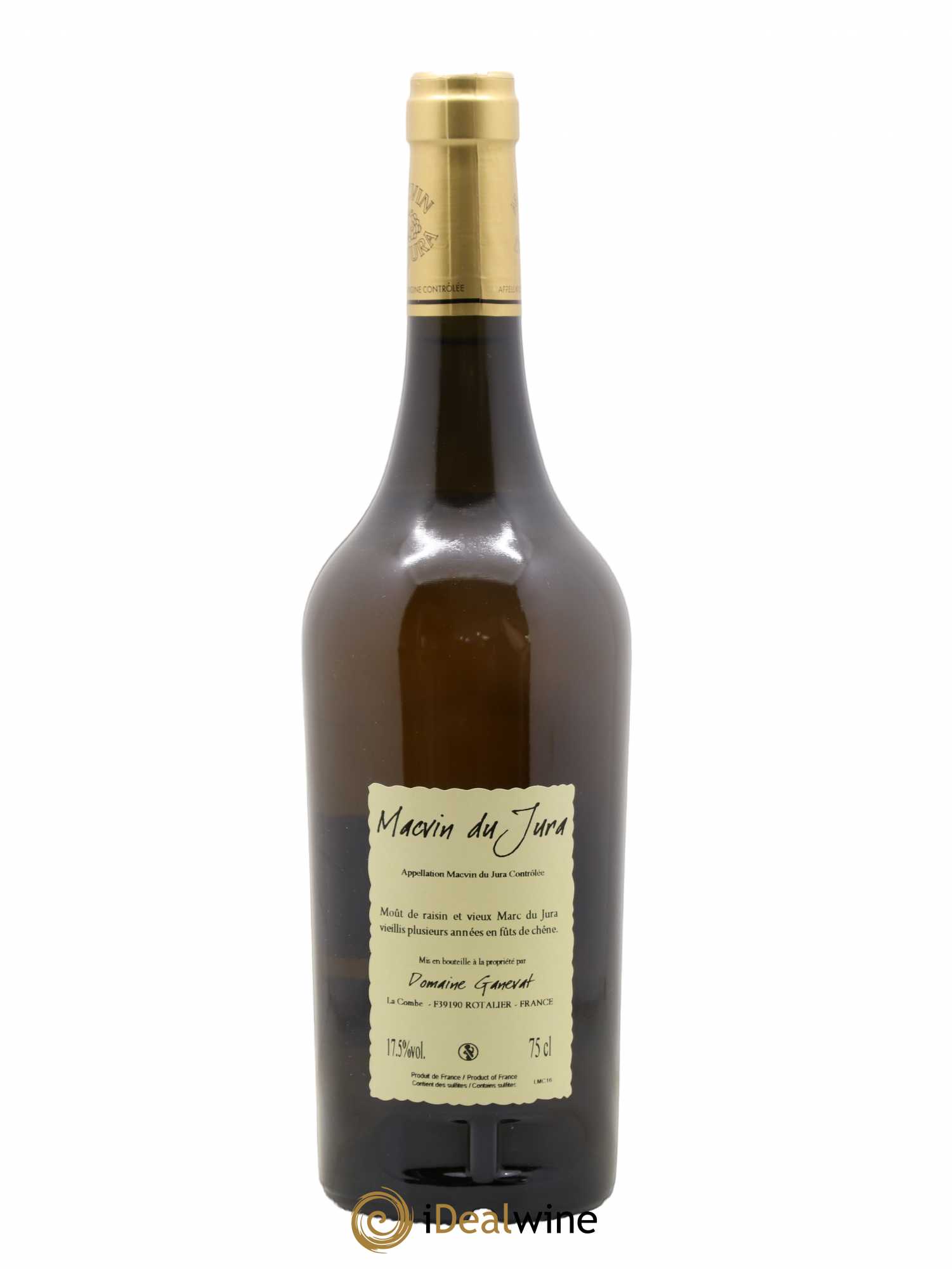 Côtes du Jura Vieux Macvin du Jura Jean-François Ganevat (Domaine) Vieux Macvin du Jura Jean François Ganevat - Lotto di 1 bottiglia - 1