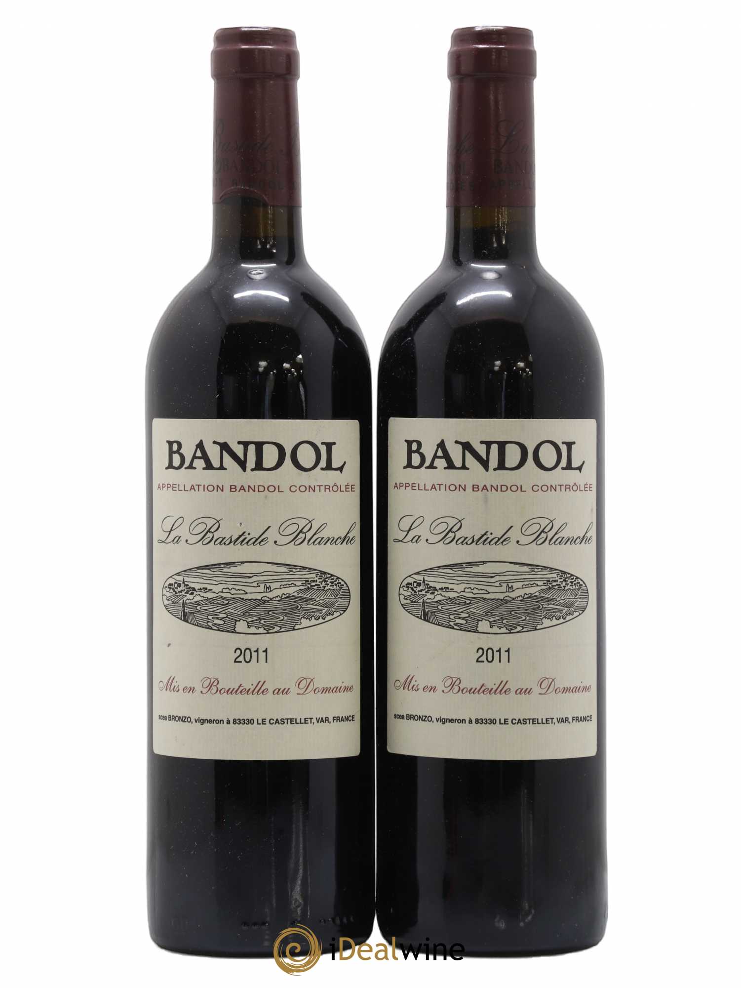 Bandol La Bastide Blanche Famille Bronzo 2011 - Lot de 2 bouteilles - 0