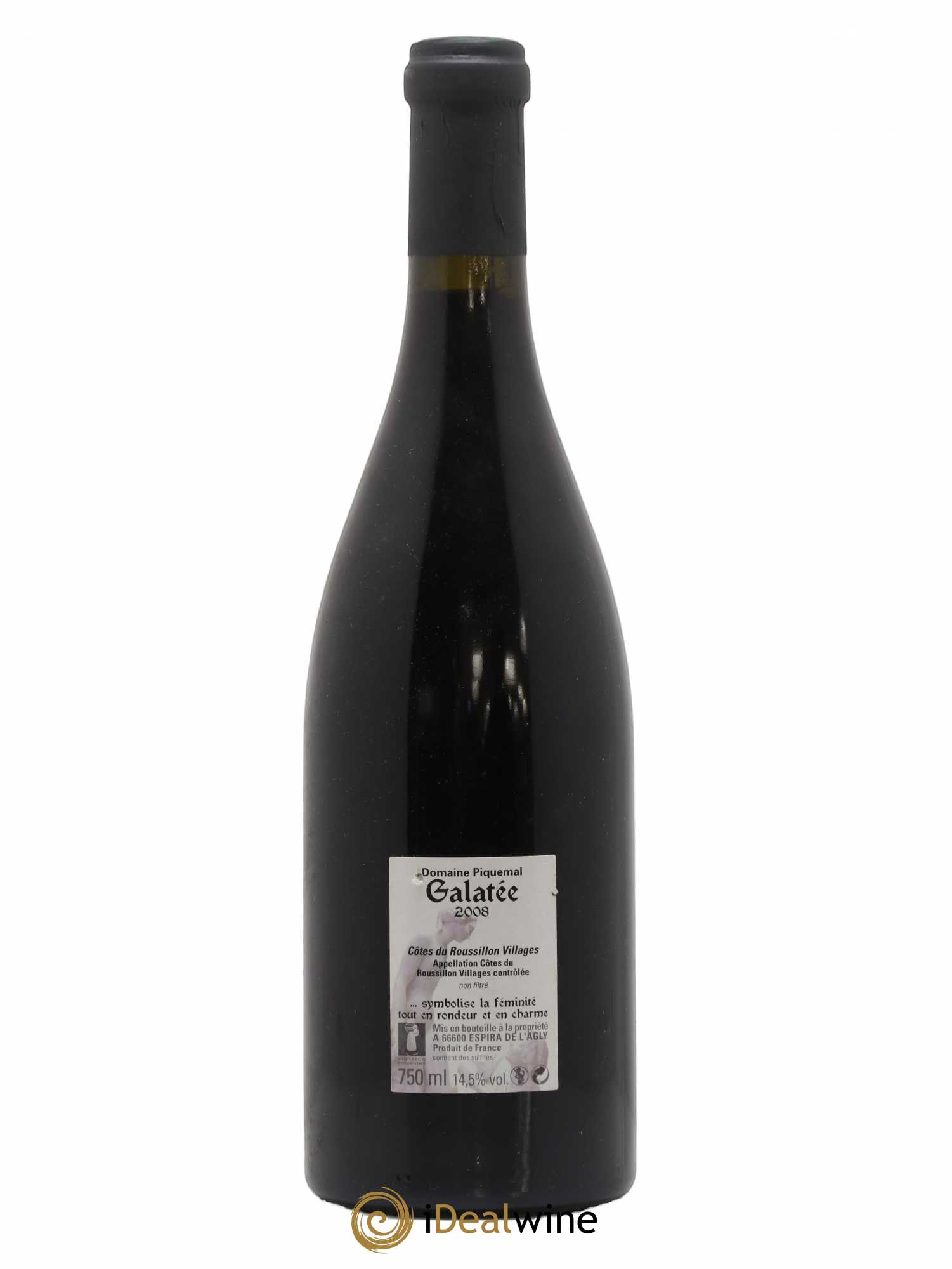Côtes du Roussillon Galatee Domaine Piquemal (sans prix de réserve) 2008 - Lotto di 1 bottiglia - 1