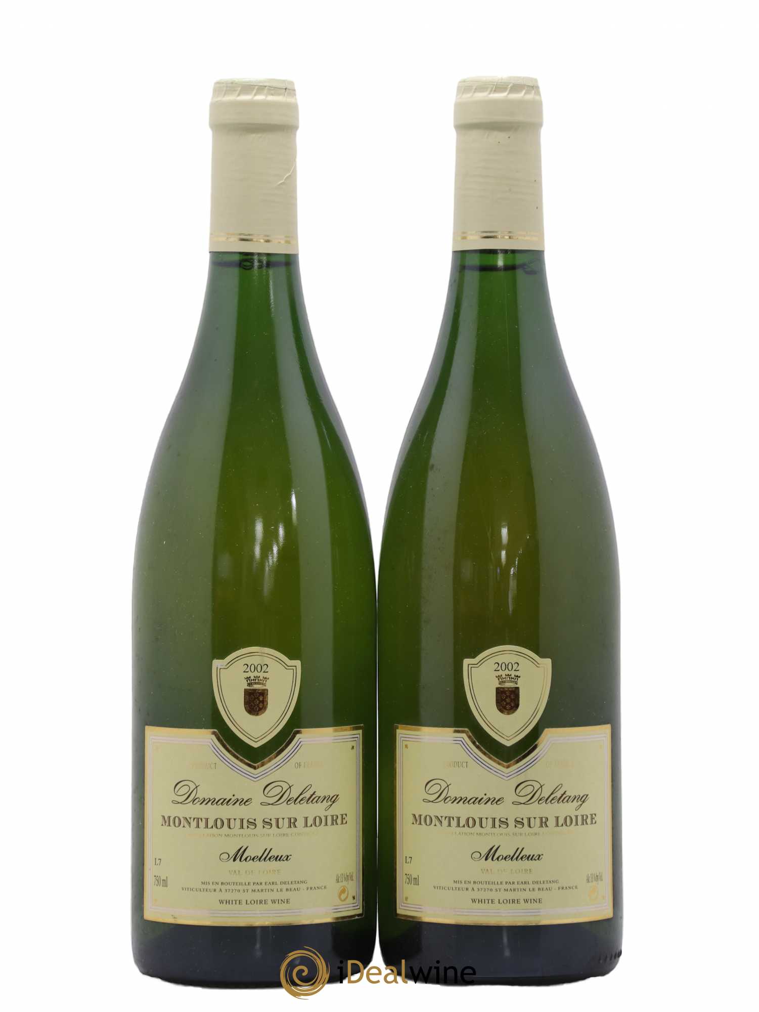Montlouis-sur-Loire Domaine Stephane Deletang (sans prix de réserve) 2002 - Lotto di 2 bottiglie - 0