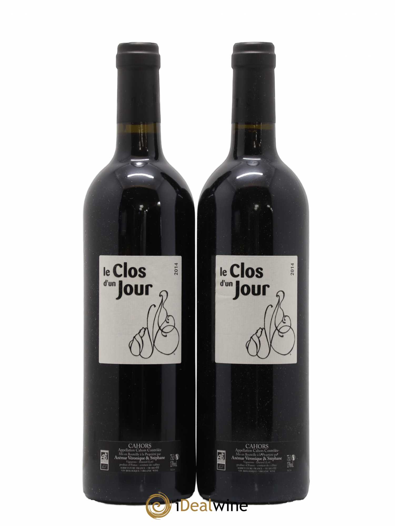 Cahors Le Clos d'un jour (sans prix de réserve) 2014 - Posten von 2 Flaschen - 0
