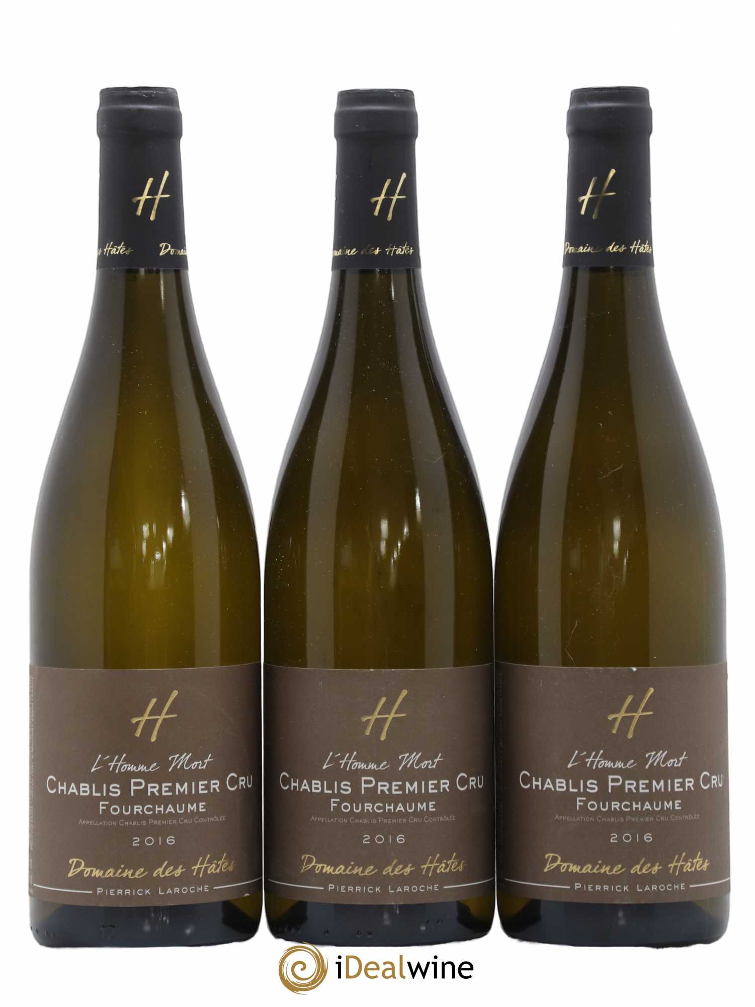 Chablis 1er Cru Fourchaume L'Homme Mort Domaine Des Hates 2016 - Posten von 3 Flaschen - 0