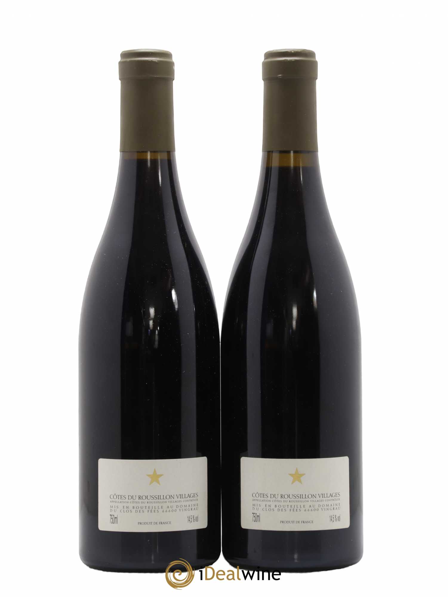 Côtes du Roussillon Villages Clos des Fées Hervé Bizeul 2000 - Lot de 2 bouteilles - 1