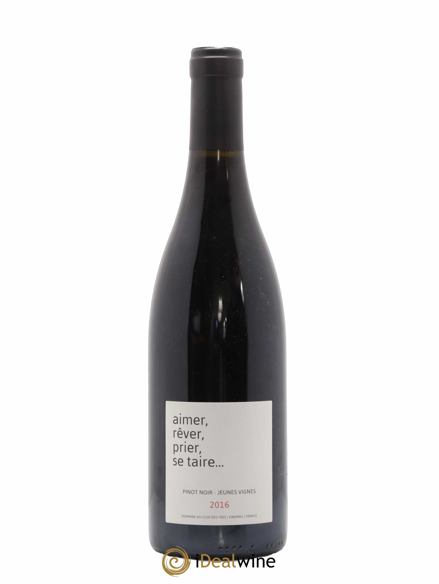 Côtes Catalanes Clos des Fées Aimer Rêver Prier Se taire Hervé Bizeul 2016 - Lot de 1 bouteille - 0