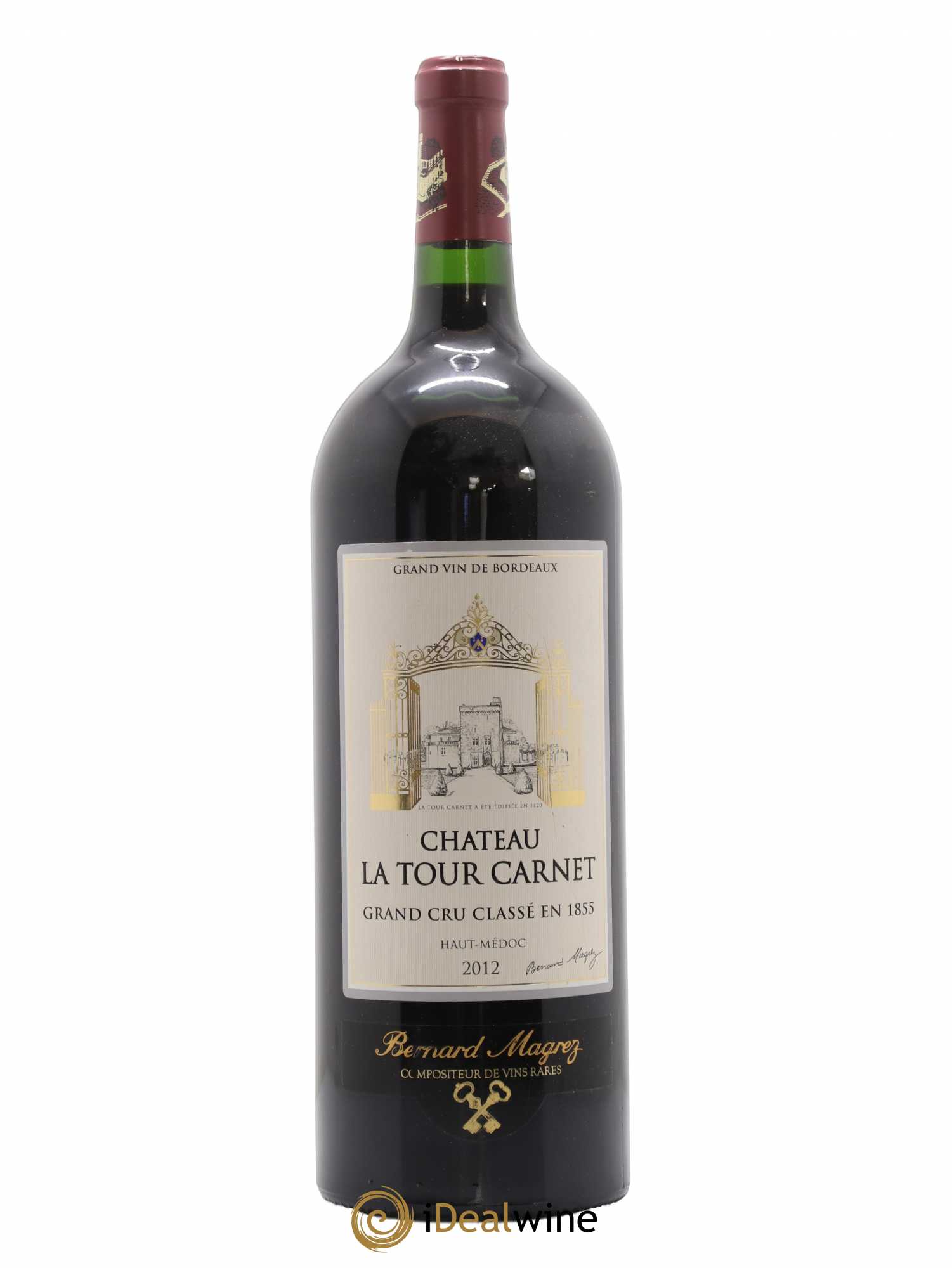 Château la Tour Carnet 4ème Grand Cru Classé 2012 - Lot de 1 magnum - 0