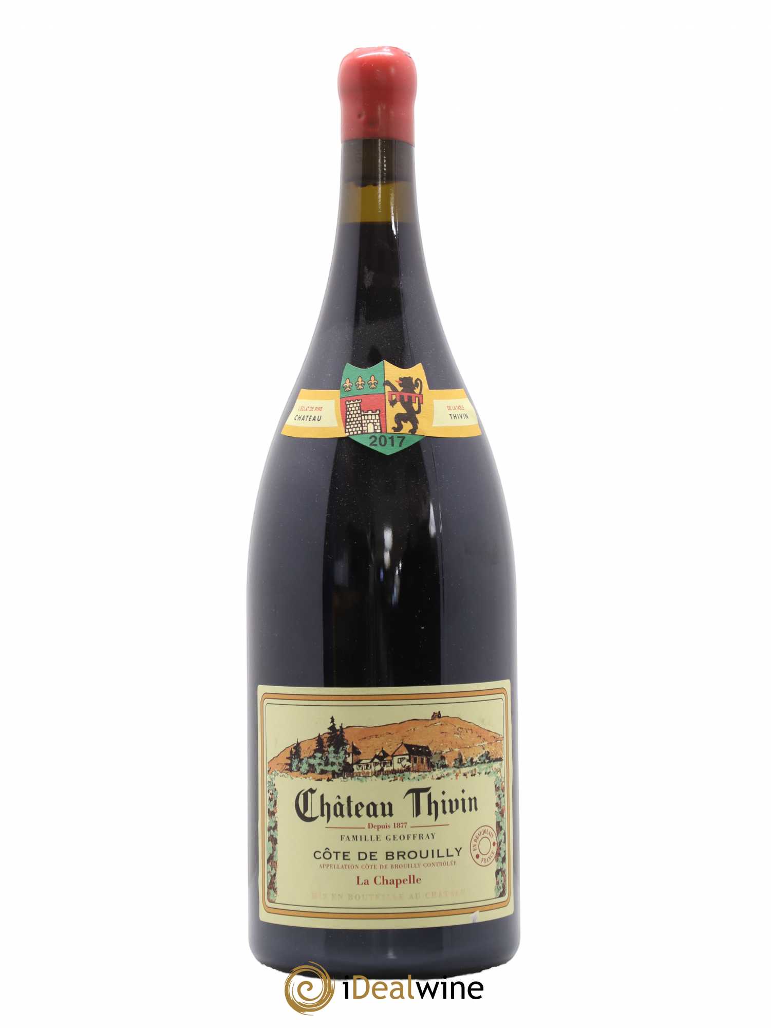 Côte de Brouilly Cuvée La Chapelle Château Thivin 2017 - Lot de 1 magnum - 0