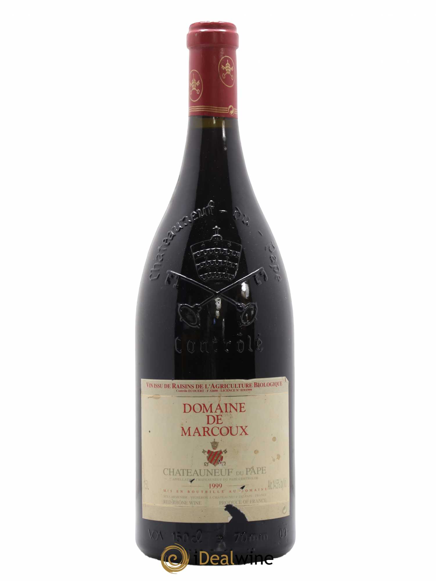 Châteauneuf-du-Pape Marcoux (Domaine de) 1999 - Lot de 1 magnum - 0