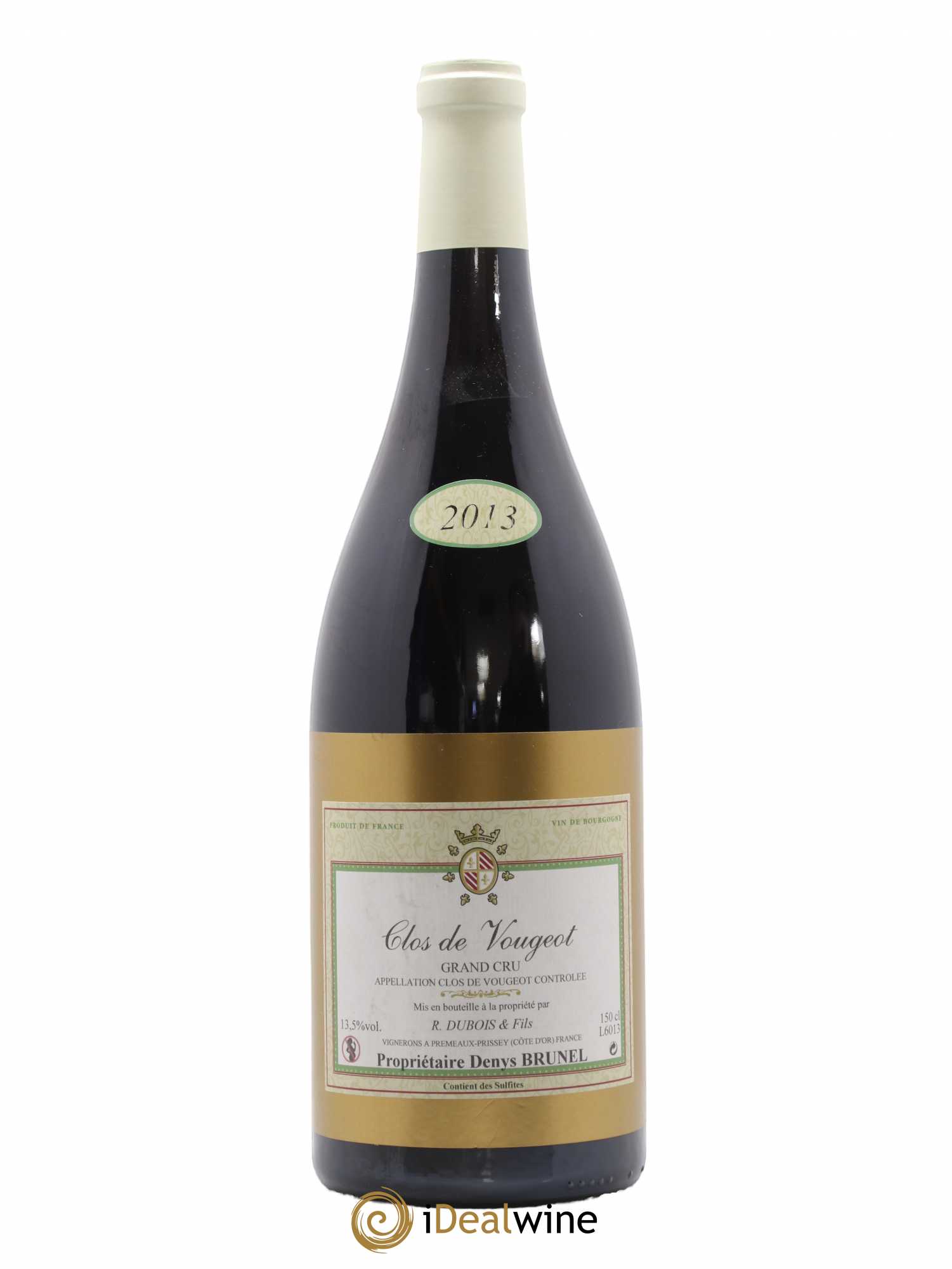 Clos de Vougeot Grand Cru Domaine Dubois 2013 - Lot de 1 magnum - 0