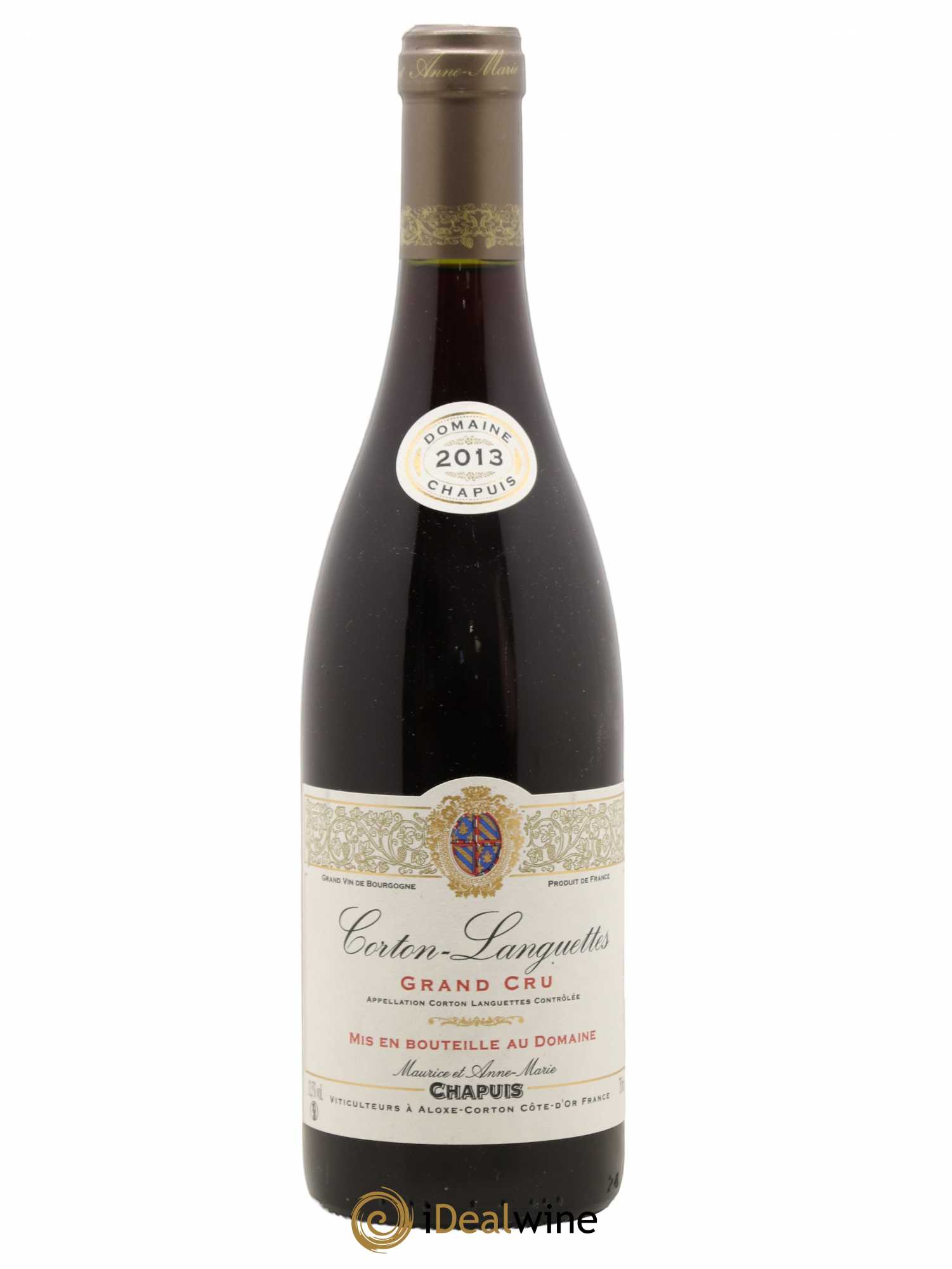 Corton Grand Cru Languettes Domaine Chapuis 2013 - Posten von 1 Flasche - 0