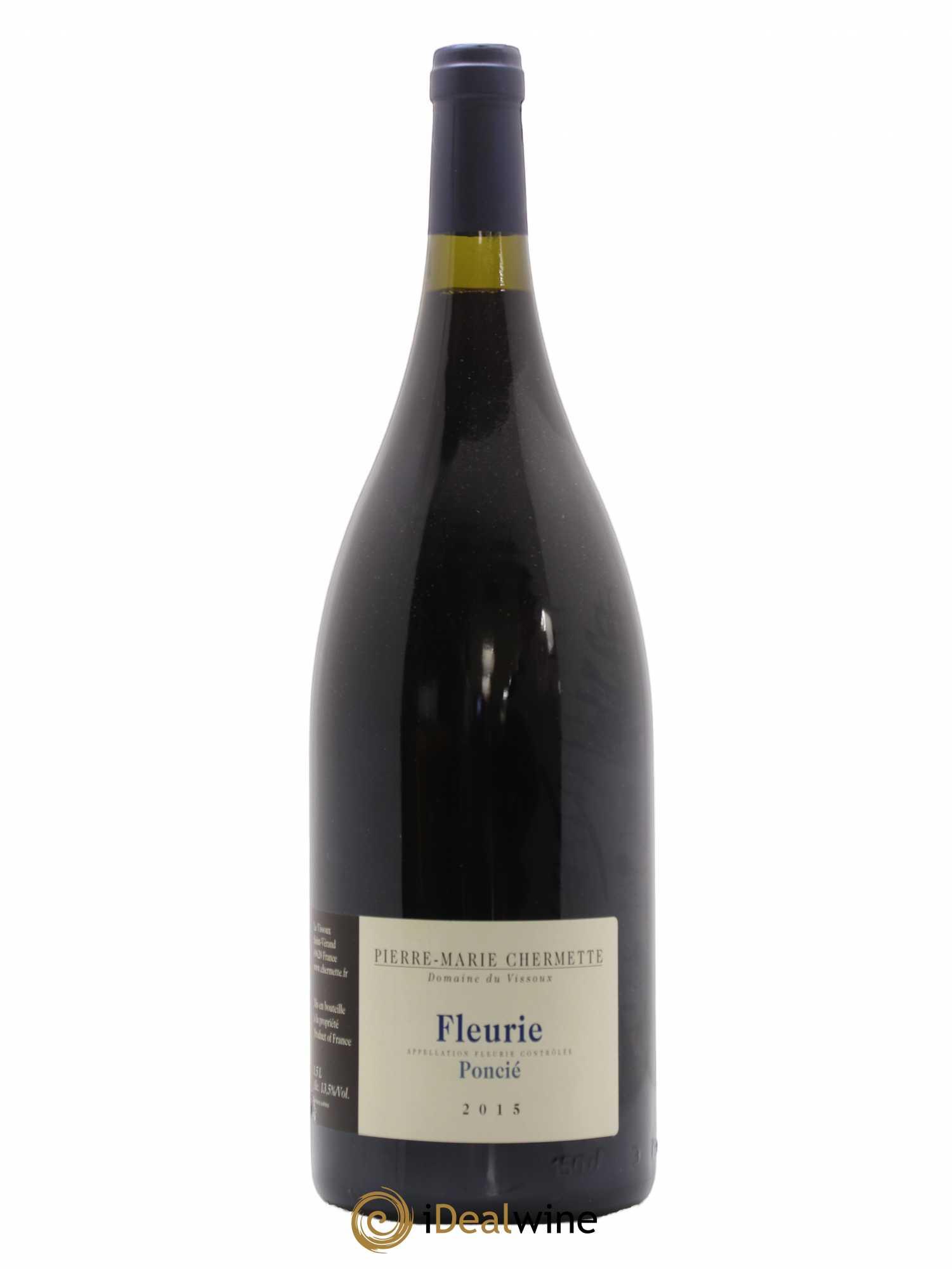 Fleurie Poncié Domaine du Vissoux - P-M. Chermette 2015 - Lot de 1 magnum - 0