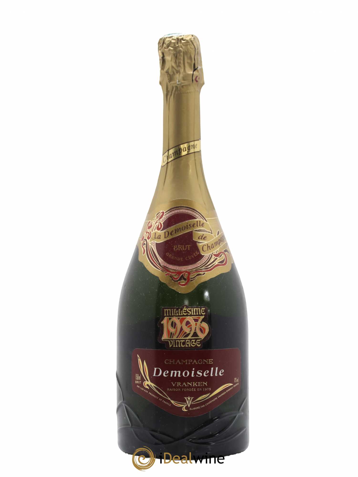 Champagne Vranken La Demoiselle Grande Cuvée 1996 - Posten von 1 Flasche - 0