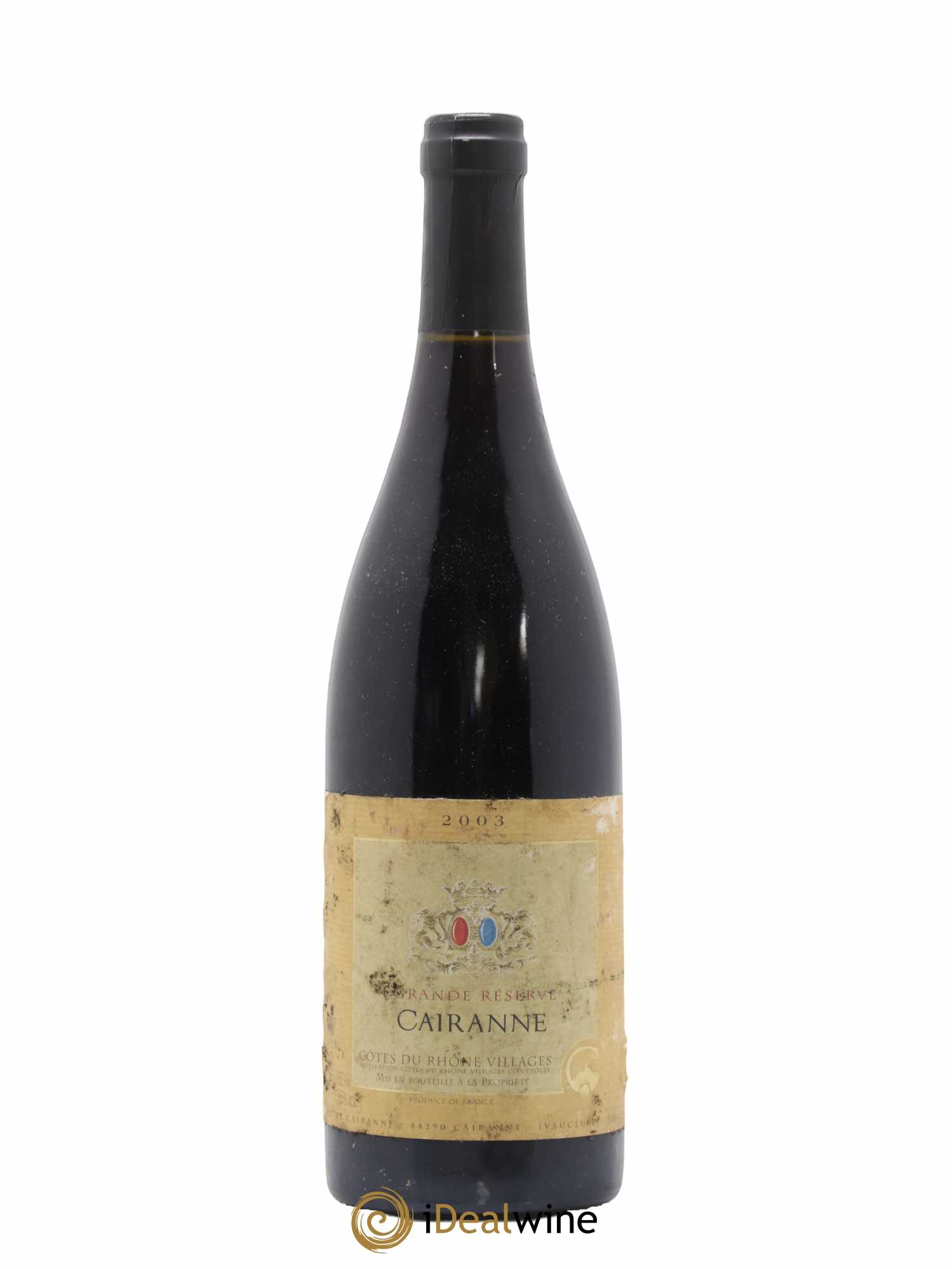 Côtes-du-Rhône Villages Cairanne Caves De Cairanne Grande Reserve (sans prix de réserve) 2003 - Posten von 1 Flasche - 0