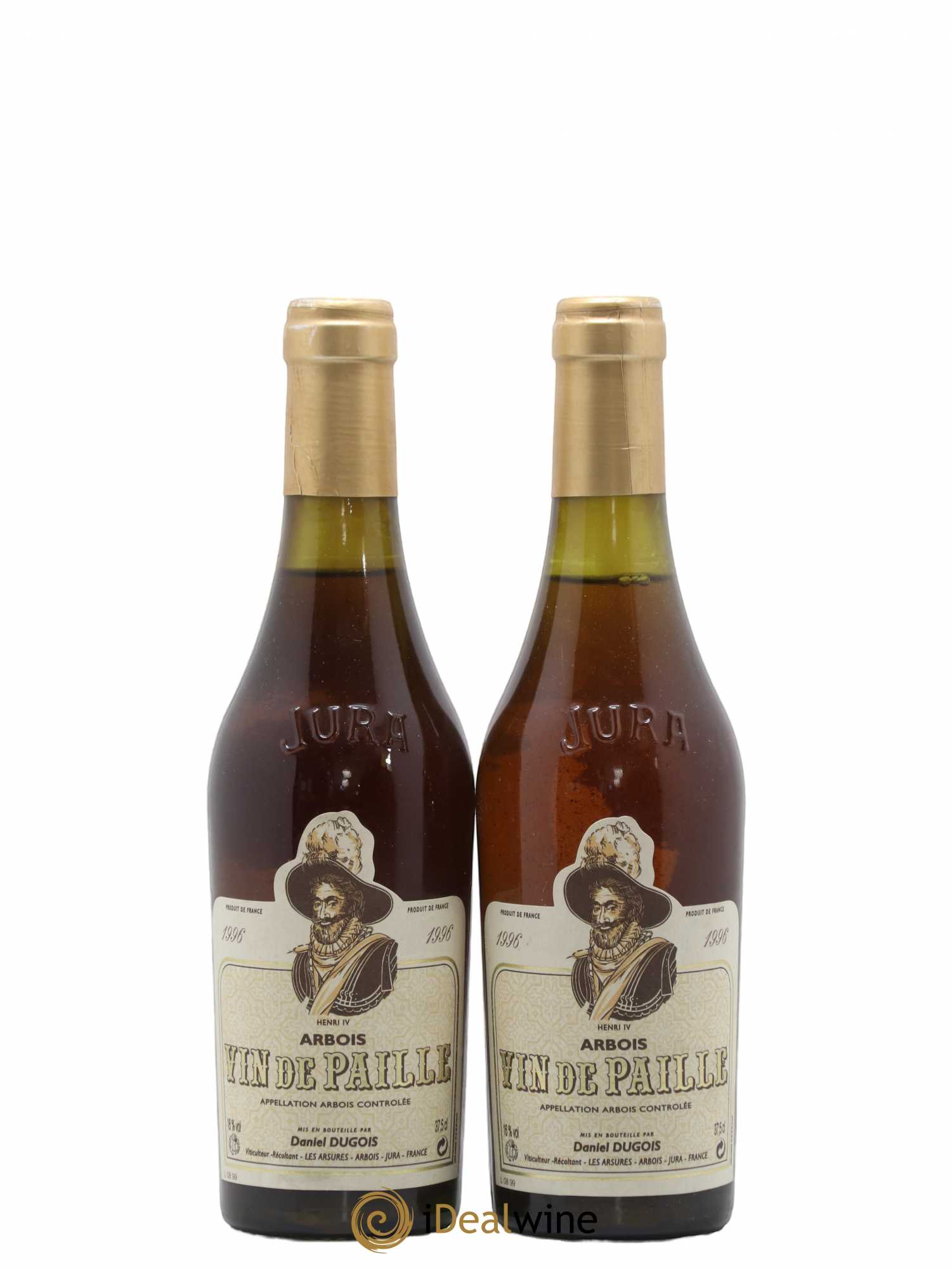 Arbois Vin de Paille Daniel Dugois 1996 - Posten von 2 Demi-Flaschen - 0