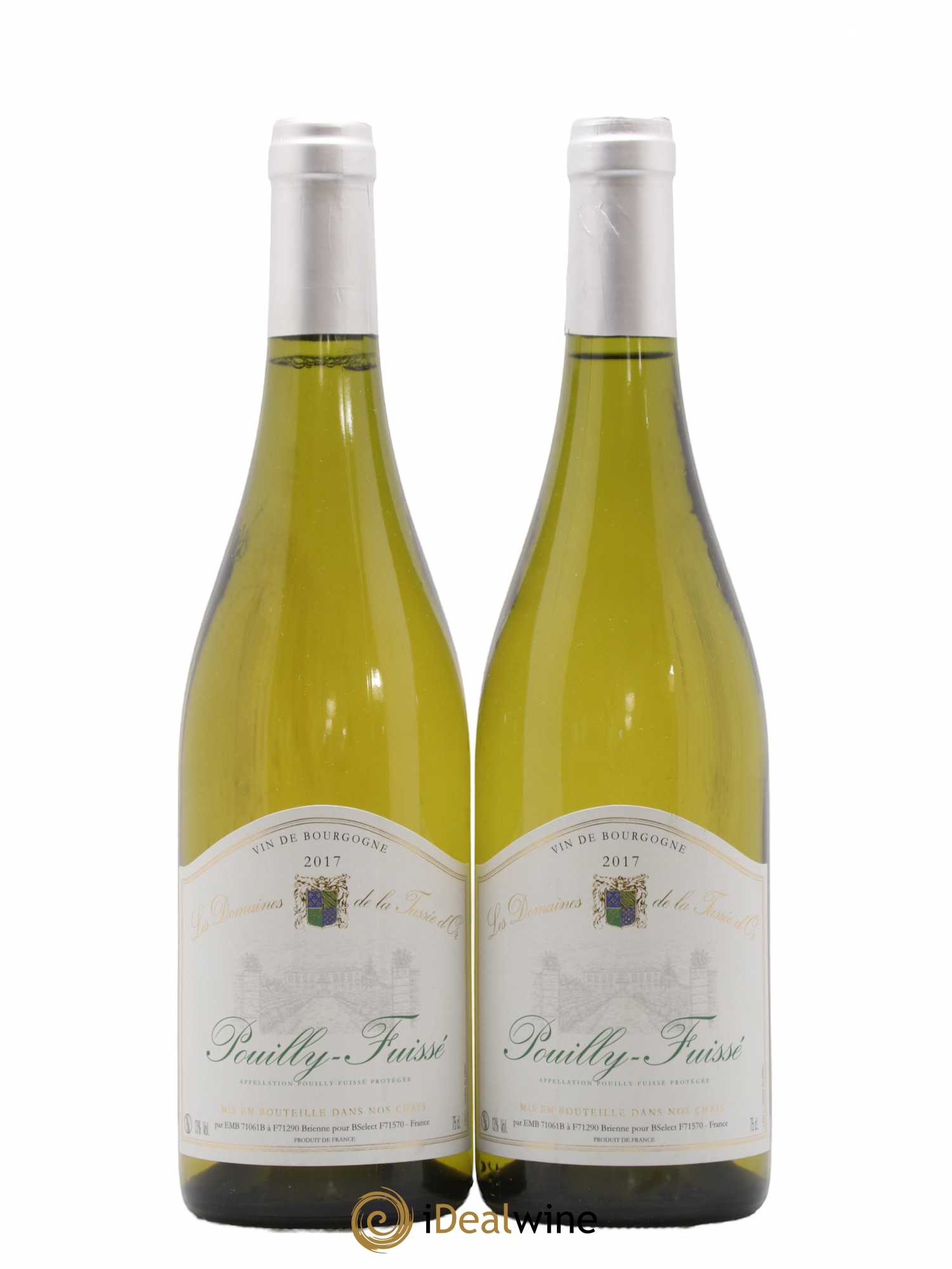 Pouilly-Fuissé Les Domaines De La Tassee D'Or (sans prix de réserve) 2017 - Posten von 2 Flaschen - 0