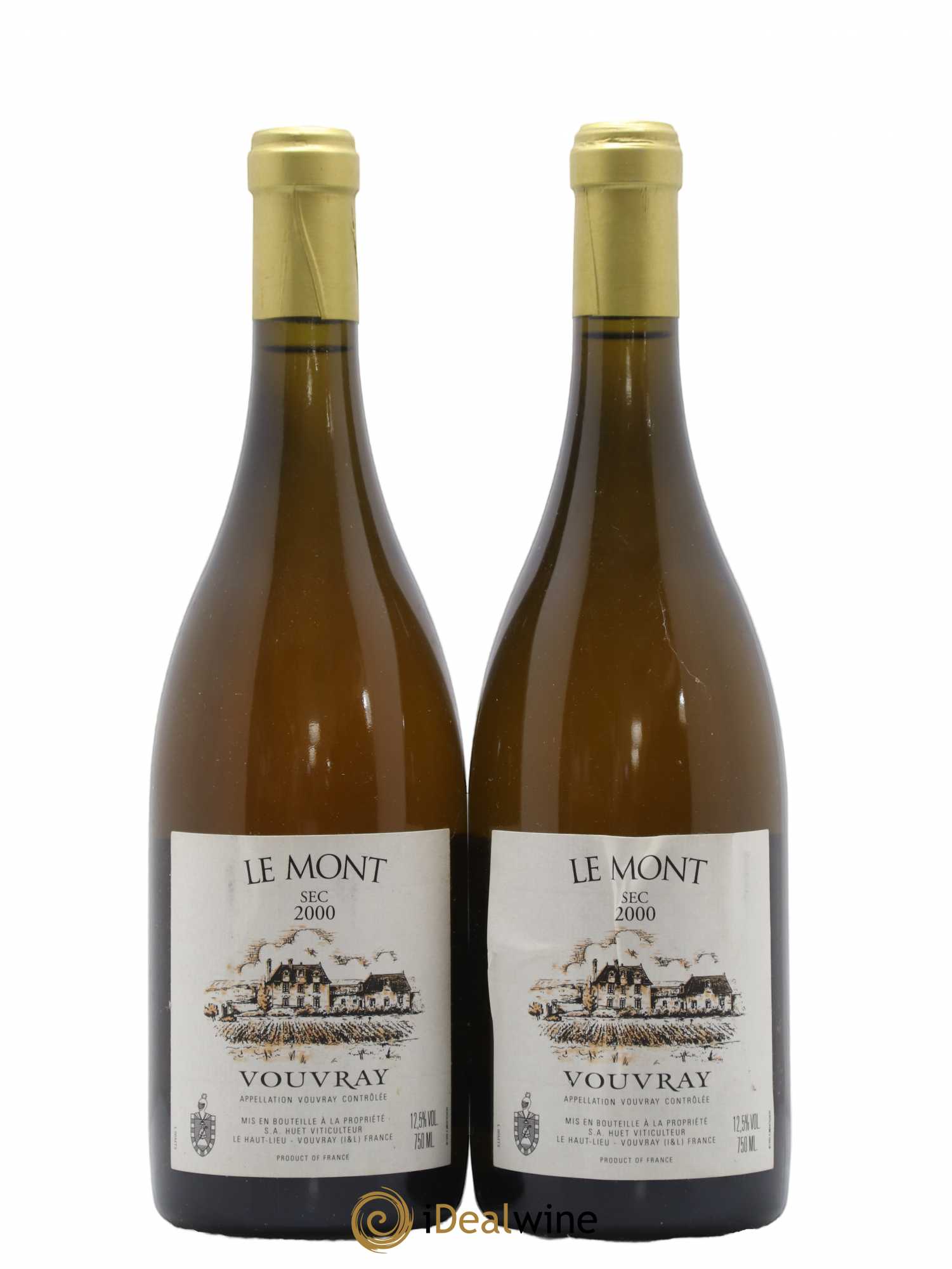 Vouvray Le Mont Sec Domaine Huet 2000 - Lot de 2 bouteilles - 0