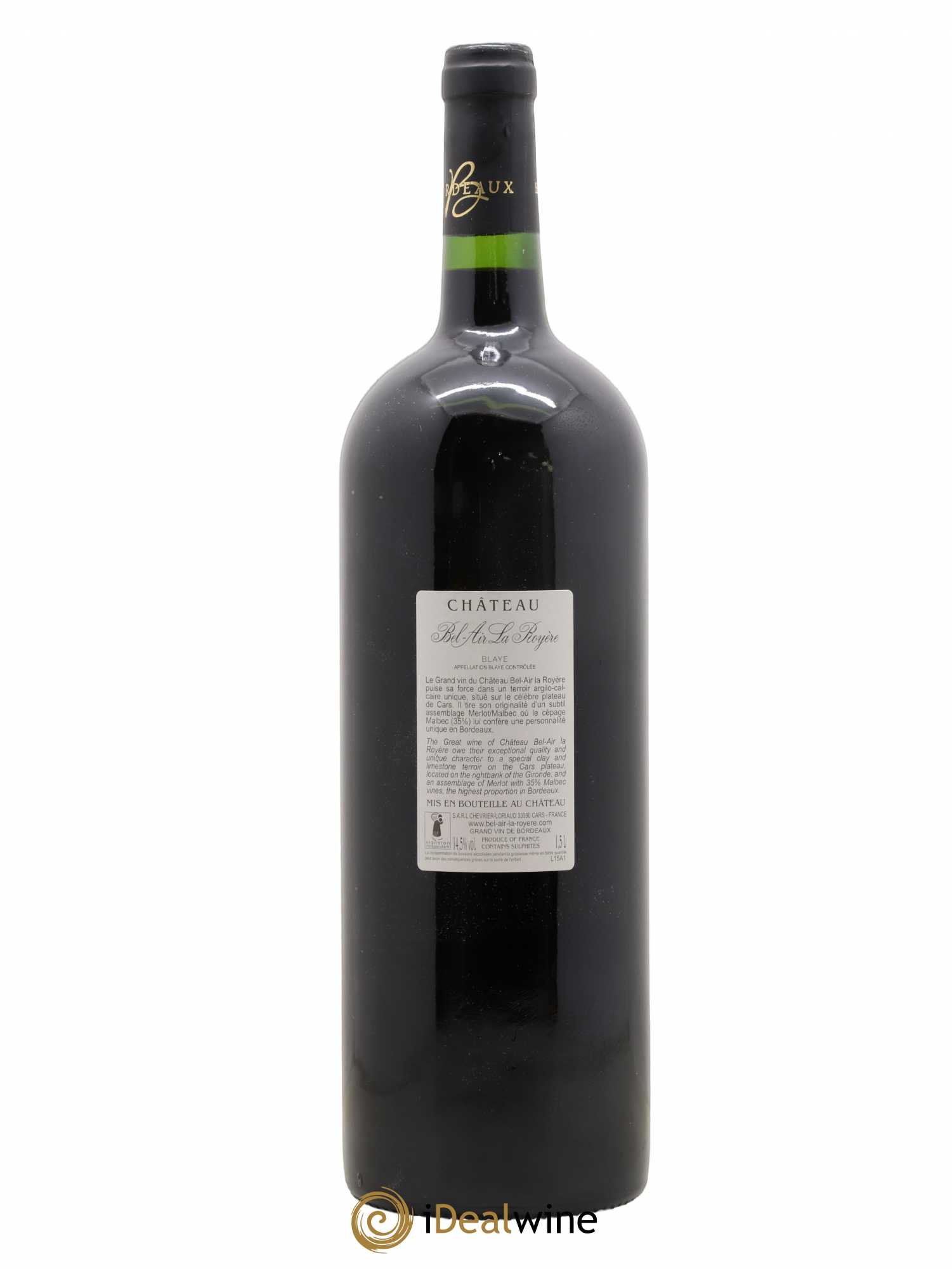 Château Bel Air La Royere 2015 - Lot de 1 magnum - 1
