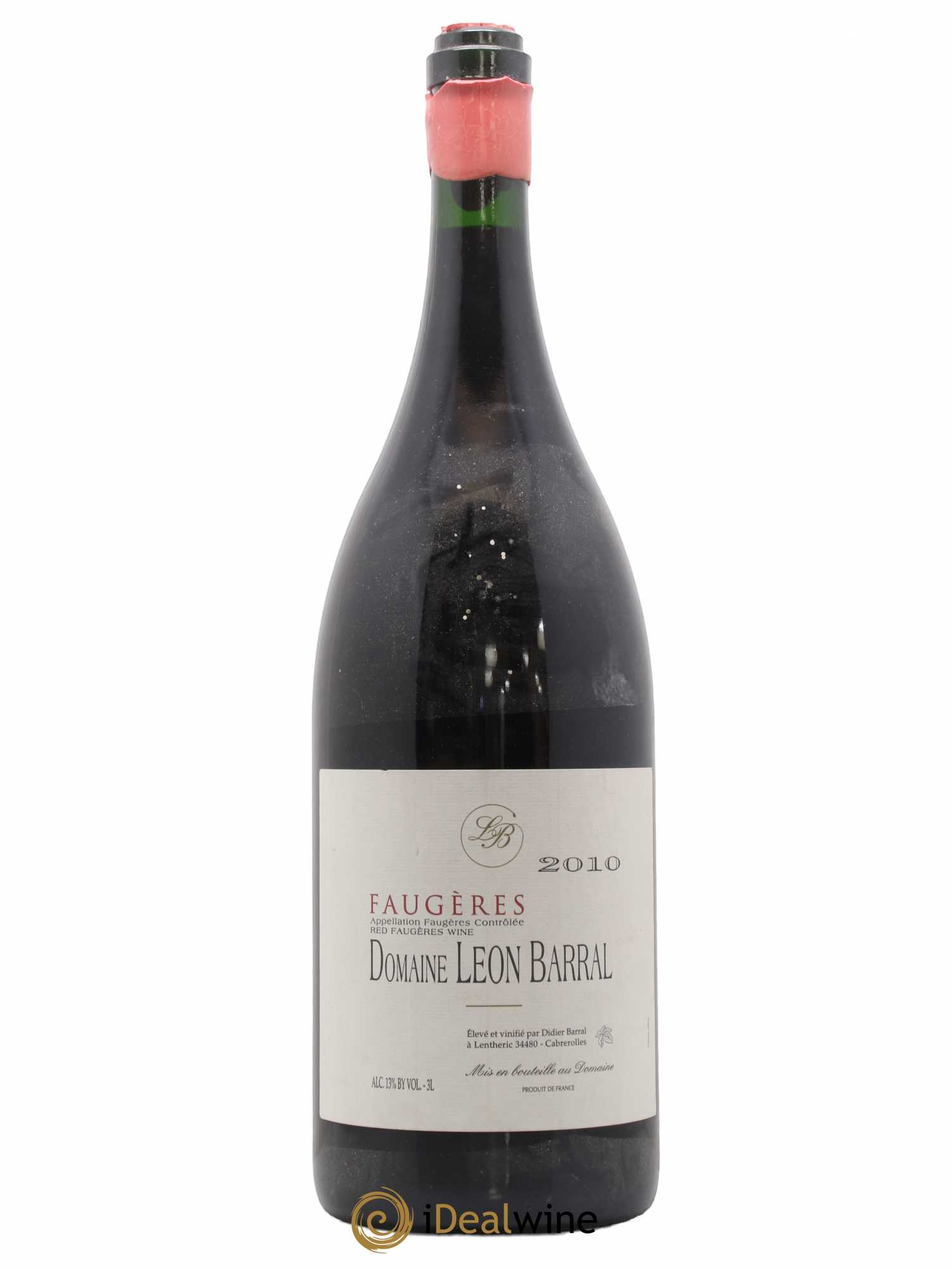 Faugères Domaine Léon Barral 2010 - Lot de 1 double magnum - 0