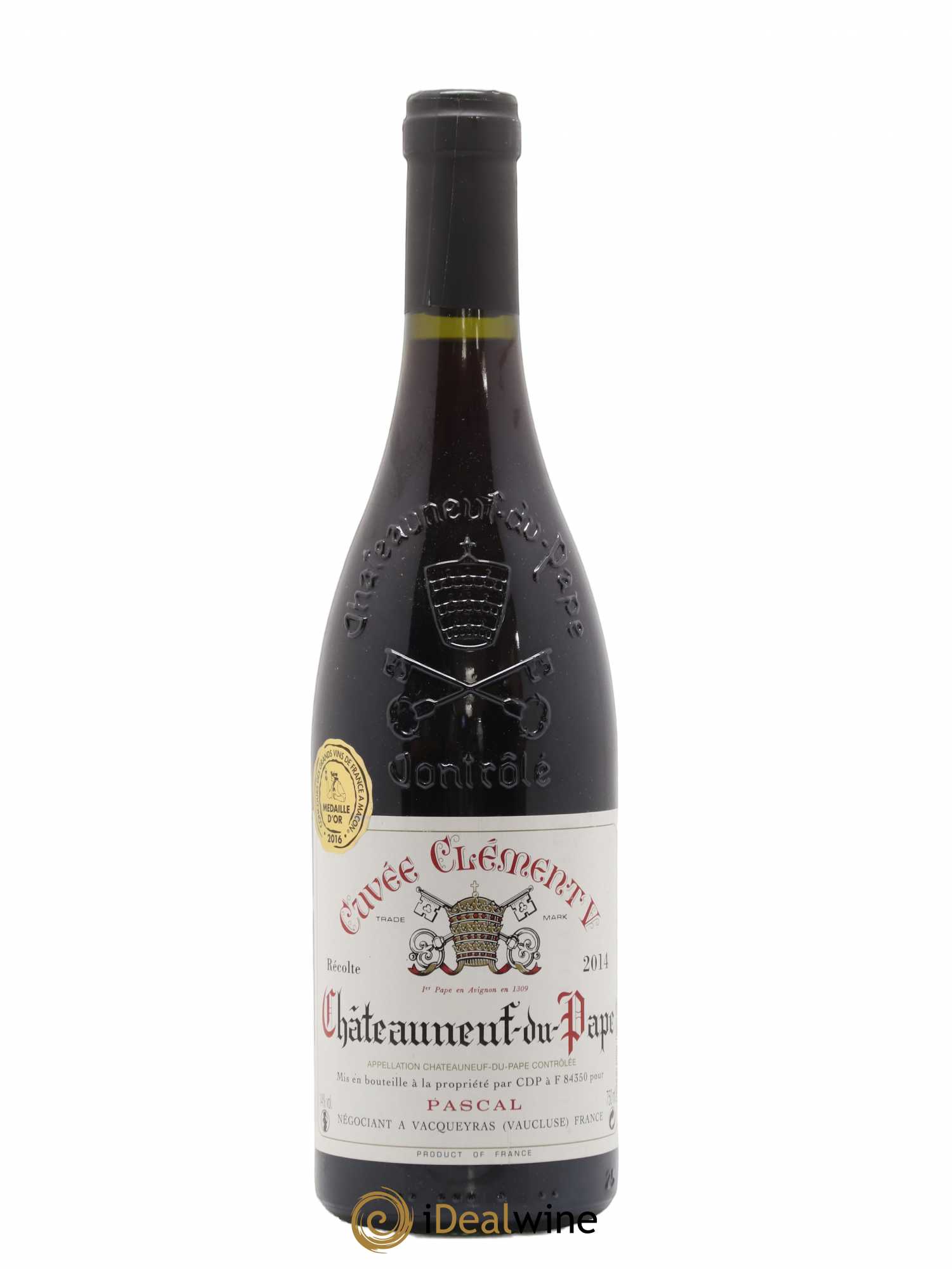 Châteauneuf-du-Pape Cuvee Clement V Pascal 2014 - Lot de 1 bouteille - 0