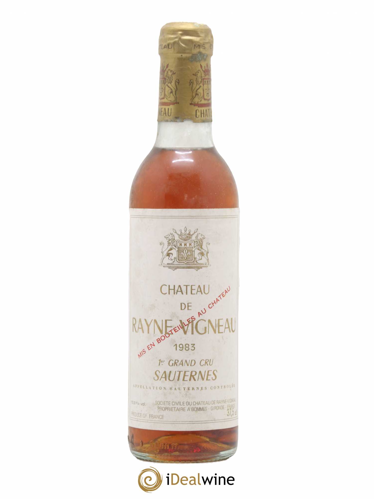 Château de Rayne Vigneau 1er Grand Cru Classé 1983 - Lotto di 1 mezza bottiglia - 0