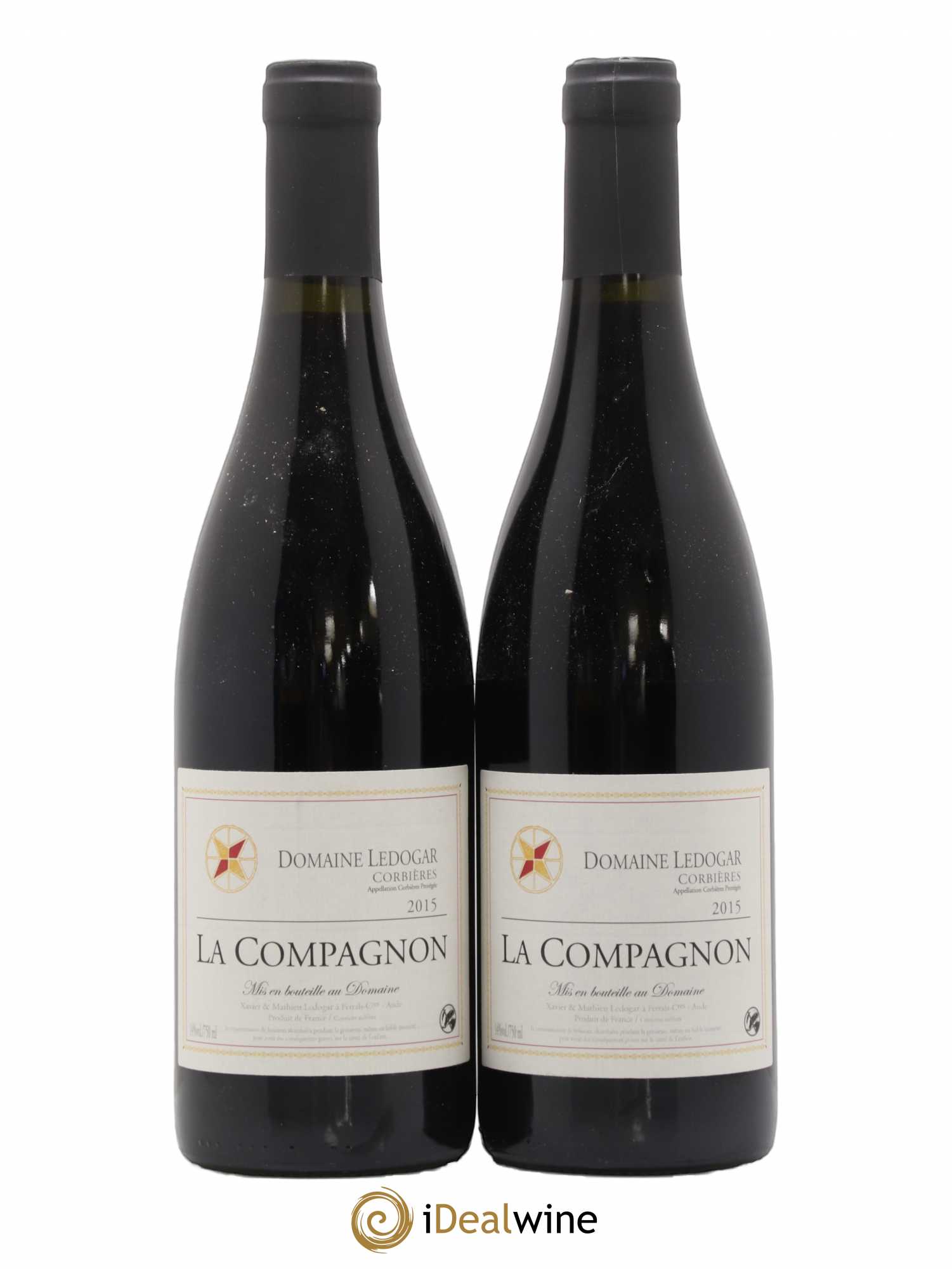 Corbières Domaine Ledogar La Compagnon Xavier Et Mathieu Ledogar 2015 - Lot de 2 bouteilles - 0