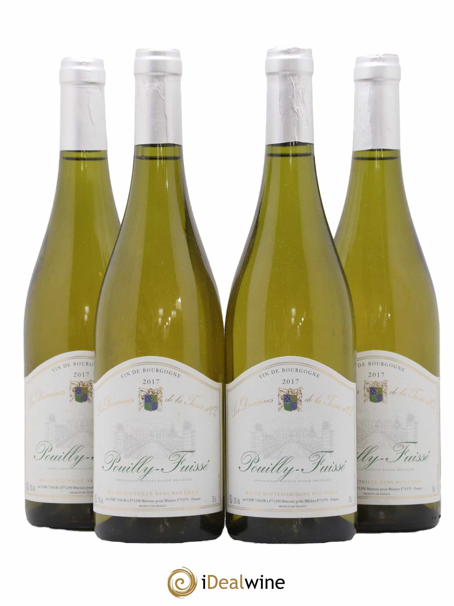 Pouilly-Fuissé Les Domaines De La Tassee D'Or (sans prix de réserve) 2017 - Posten von 4 Flaschen - 0