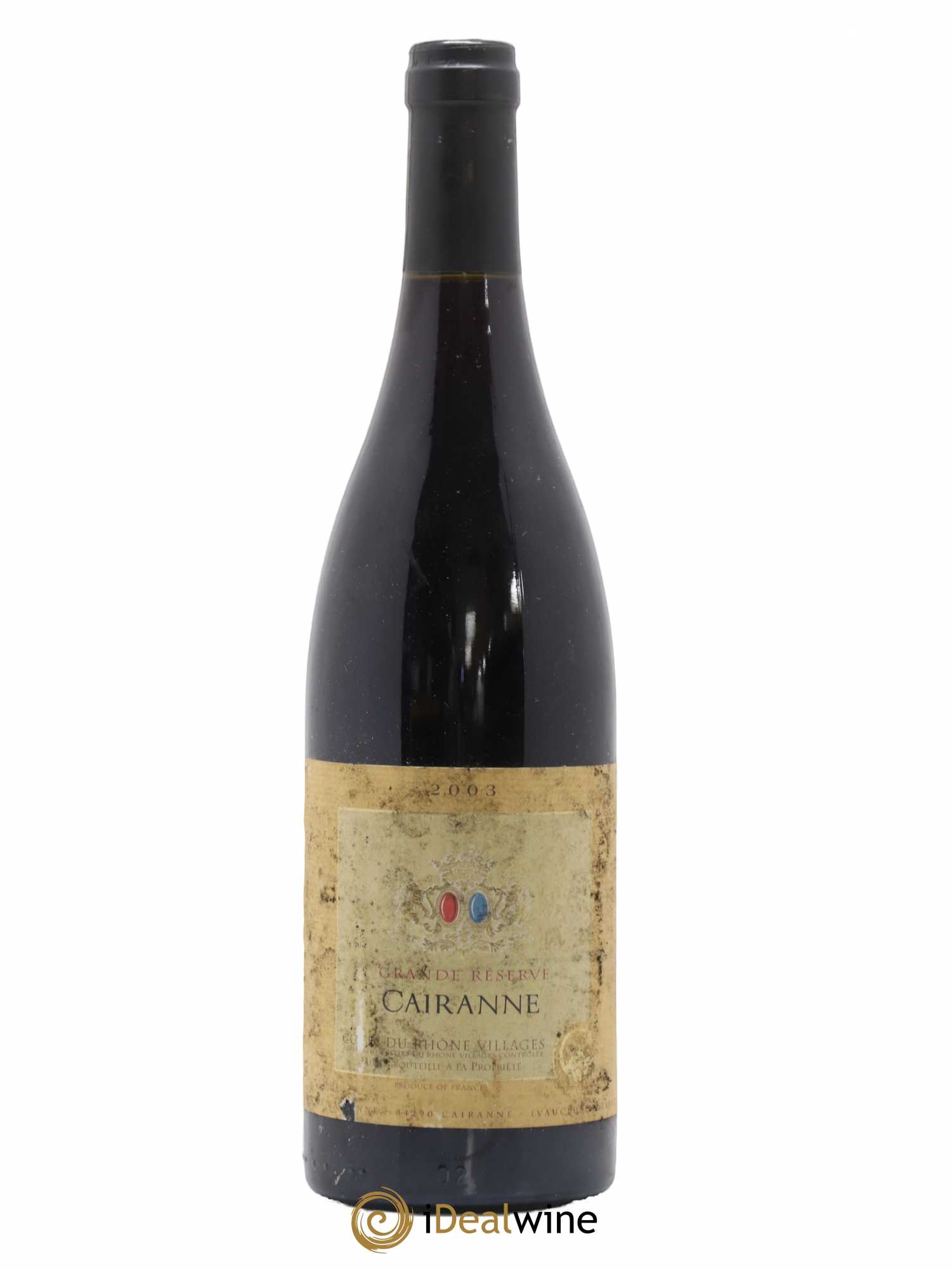 Côtes-du-Rhône Villages Cairanne Caves De Cairanne Grande Reserve (sans prix de réserve) 2003 - Posten von 1 Flasche - 0