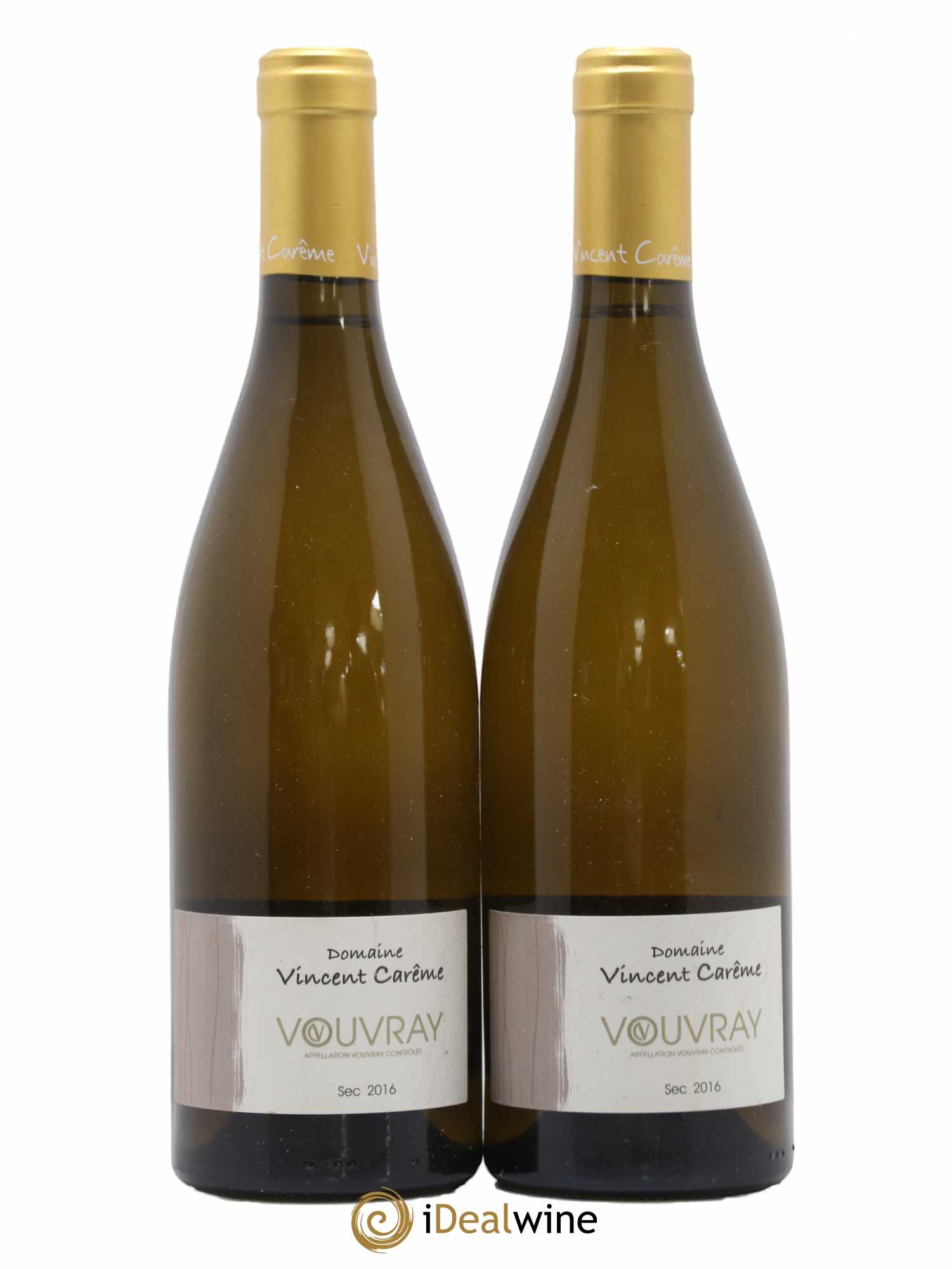 Vouvray Sec Domaine Vincent Carême 2016 - Lot de 2 bouteilles - 0